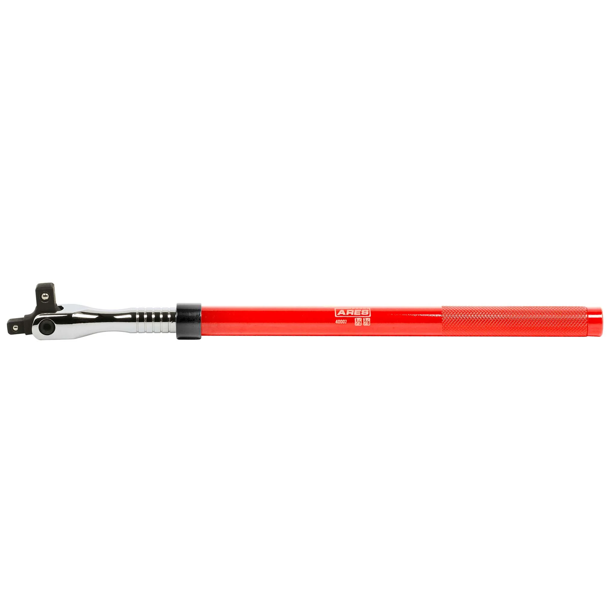 ARES 40007 - 3/8-Inch Drive & 1/2-Inch Drive Dual Head Extendable Red Breaker Bar - Image 5