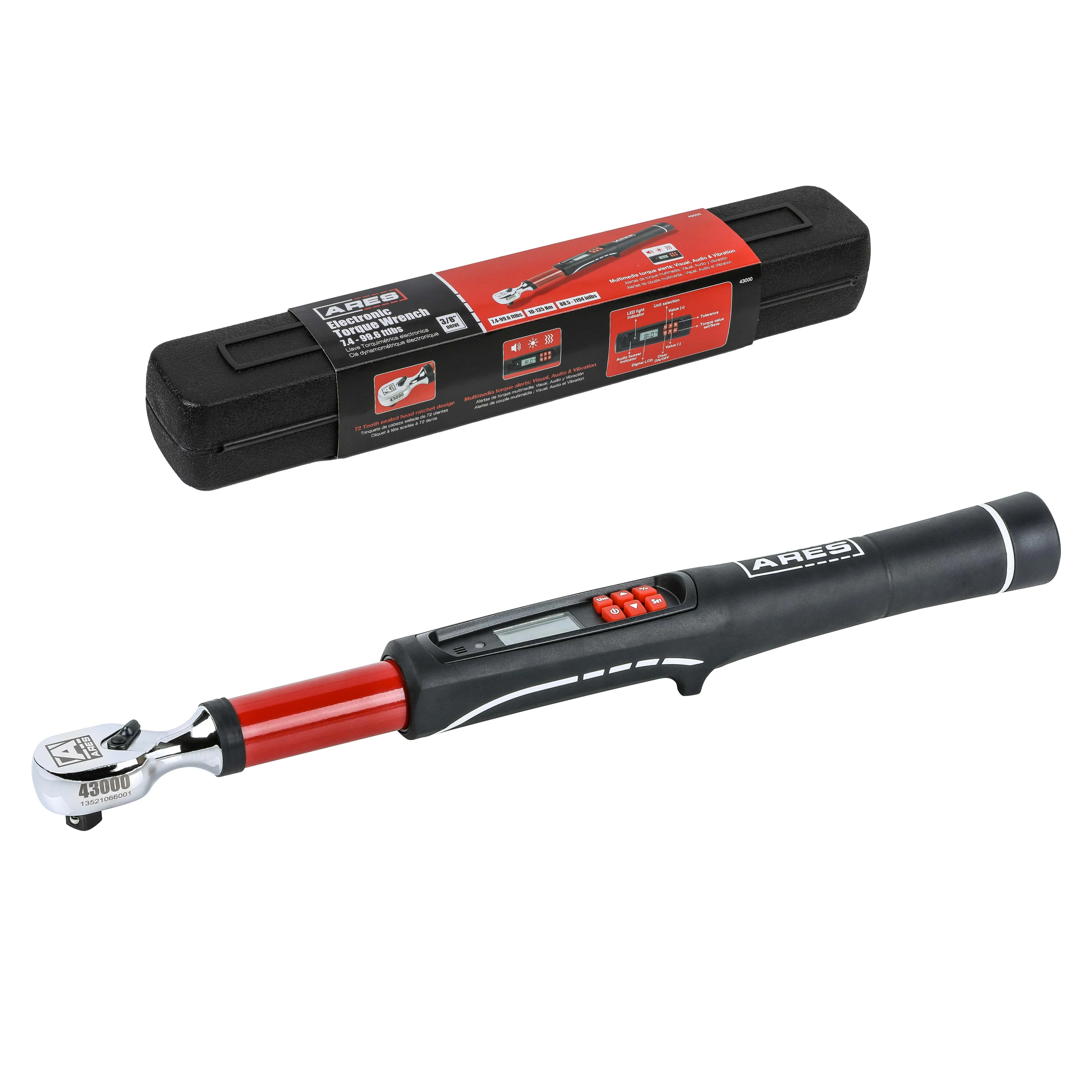 ARES 43000 - 3/8-Inch Drive Electronic Digital Torque Wrench - Image 9