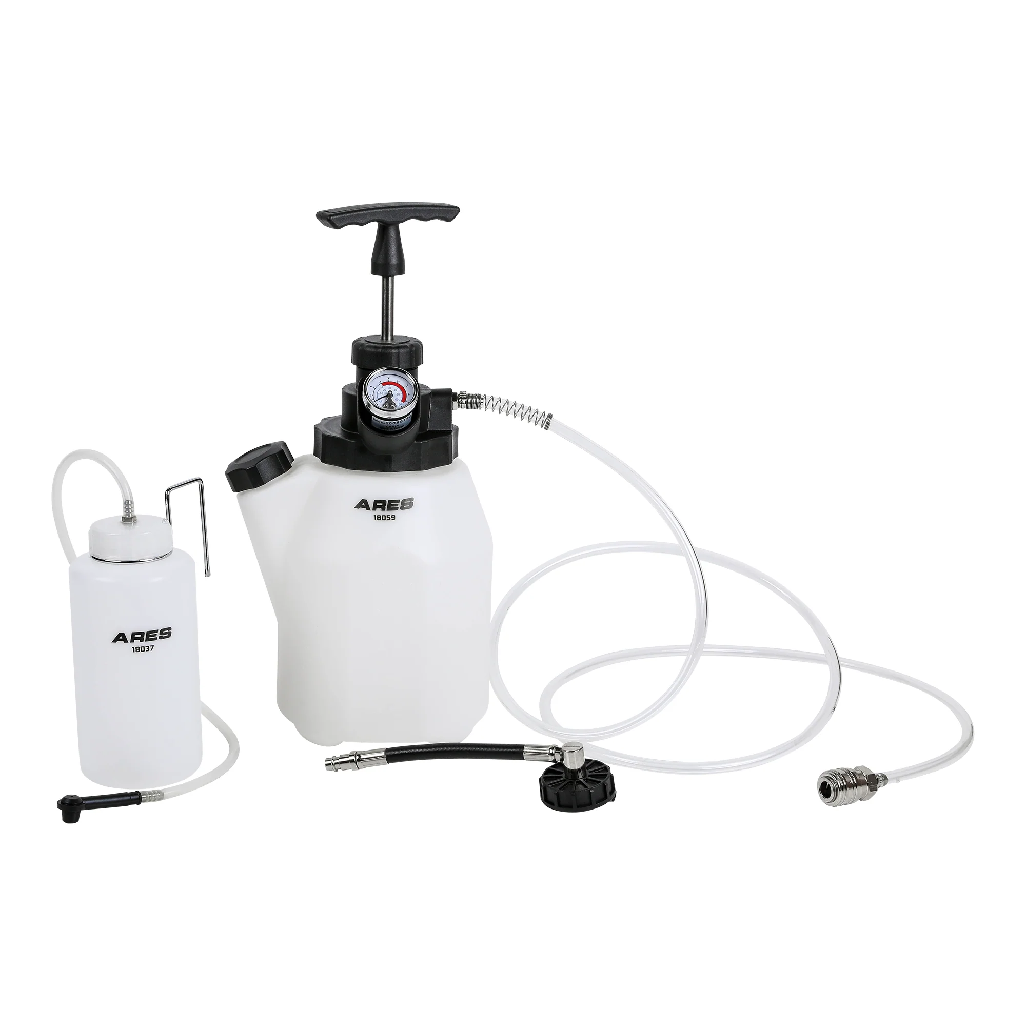 ARES 18036 - 3-Liter Manual Brake Fluid Pressure Bleeder Set
