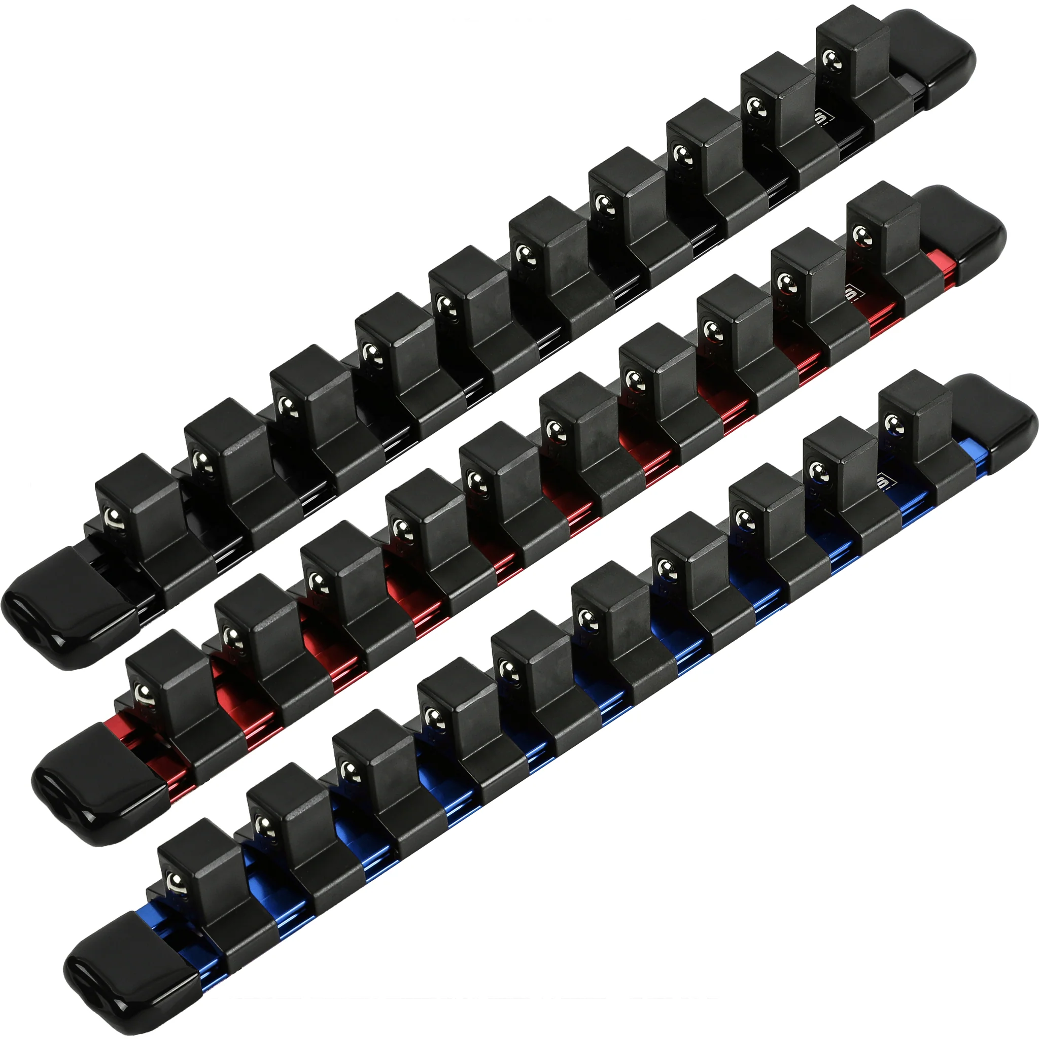 ARES 70345 - 3-Piece 1/2" Drive 9.84" Socket Rail Set - Image 2