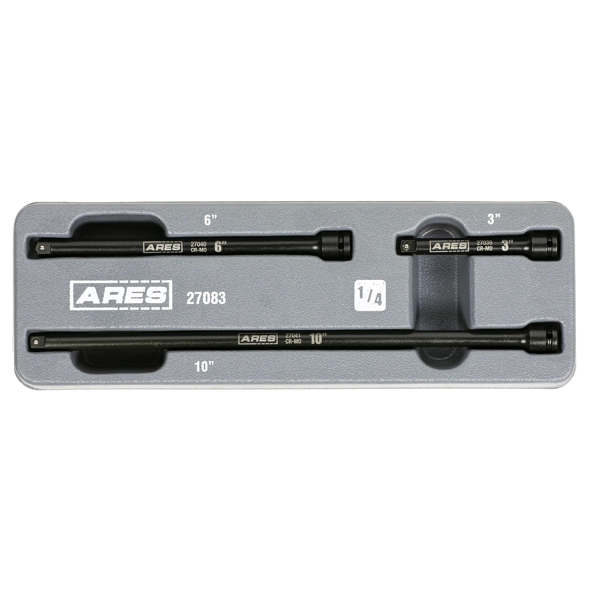 ARES 27083 - 3-Piece 1/4-Inch Drive Impact Extension Set