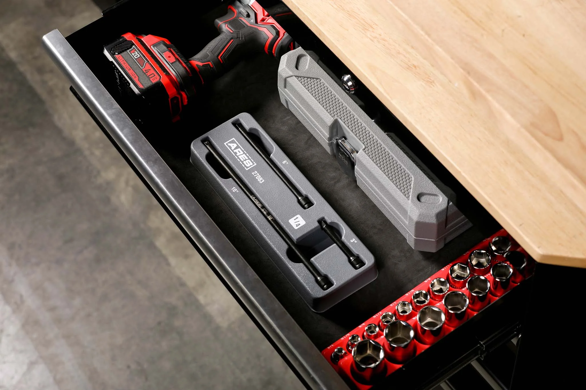 ARES 27083 - 3-Piece 1/4-Inch Drive Impact Extension Set - Image 2