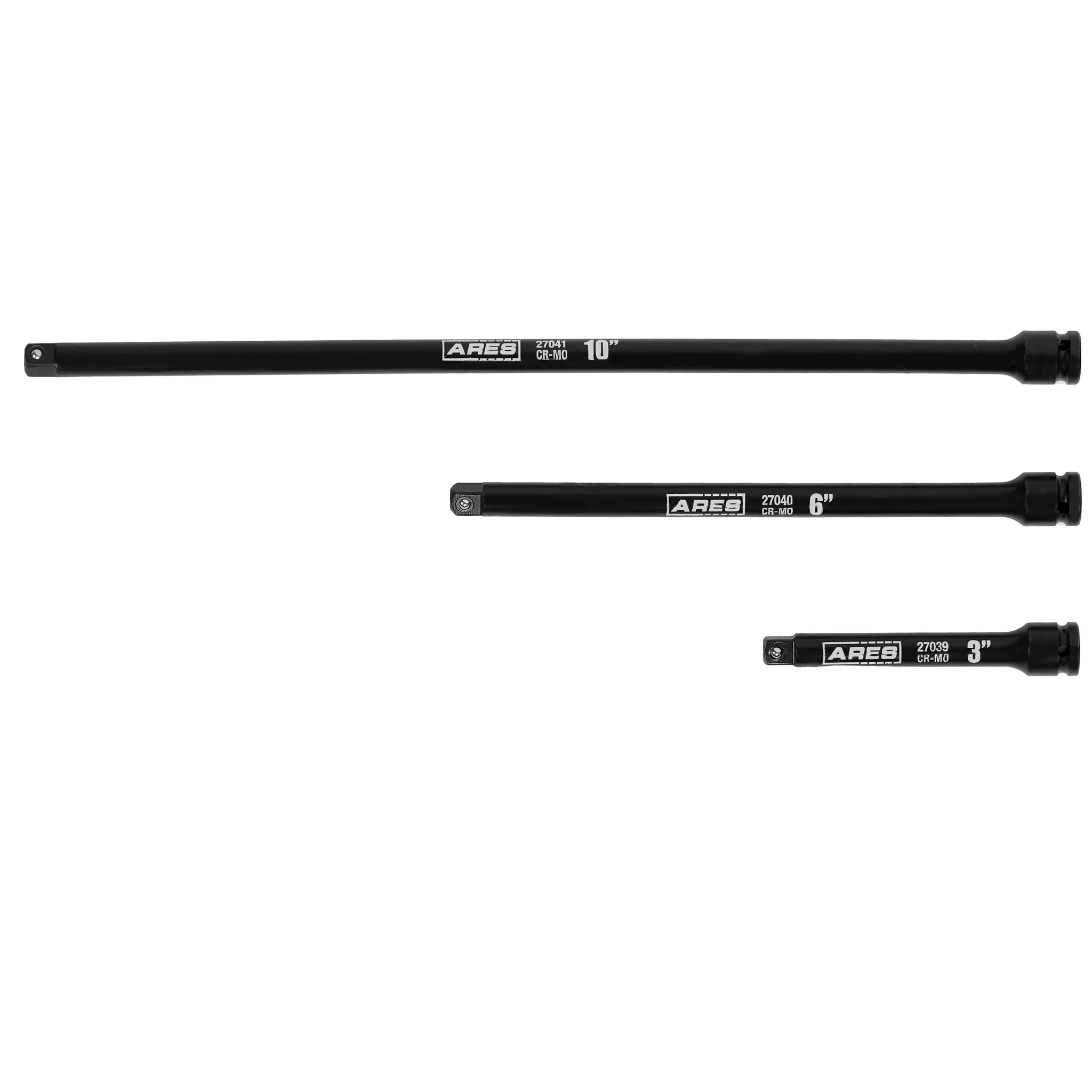 ARES 27083 - 3-Piece 1/4-Inch Drive Impact Extension Set - Image 3
