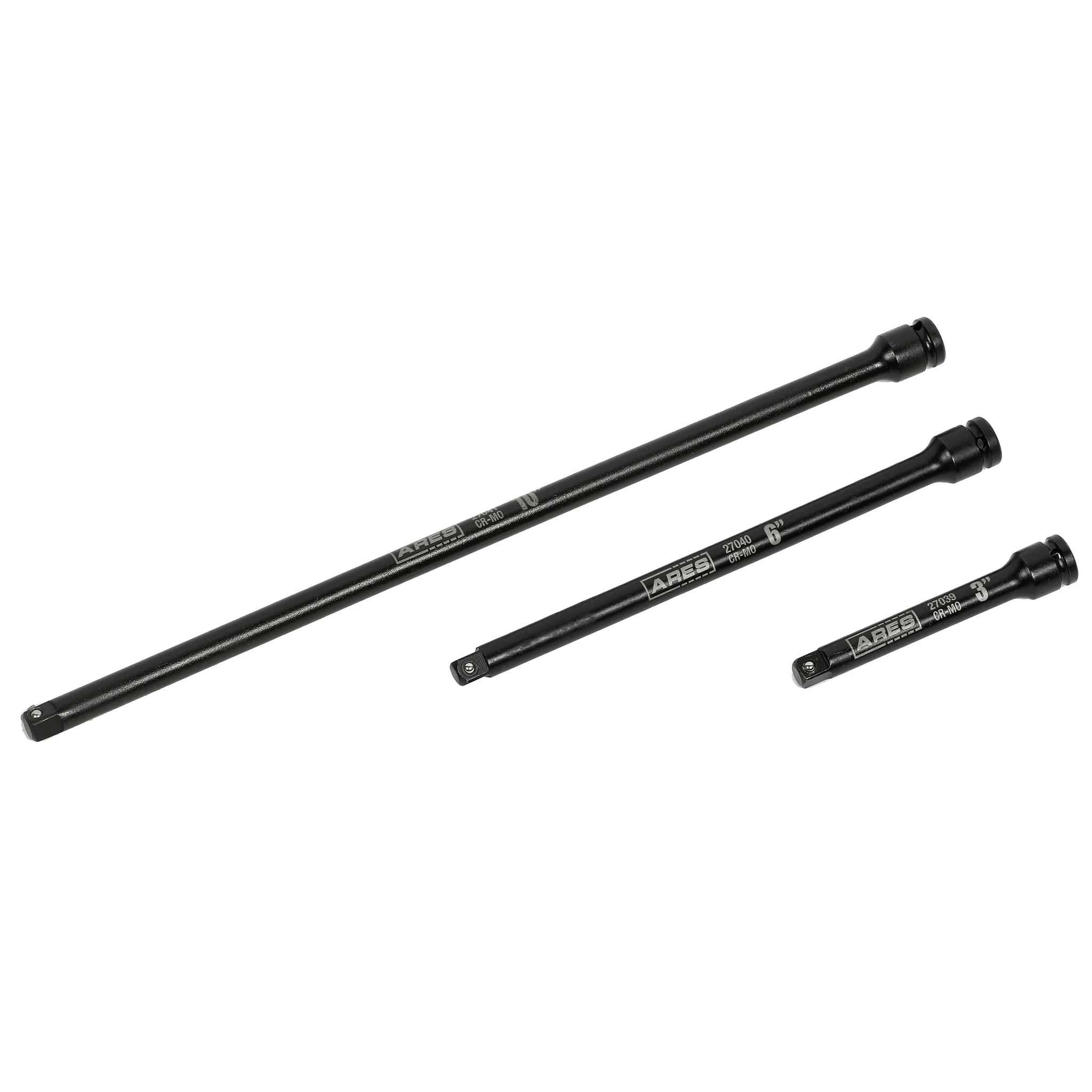 ARES 27083 - 3-Piece 1/4-Inch Drive Impact Extension Set - Image 6