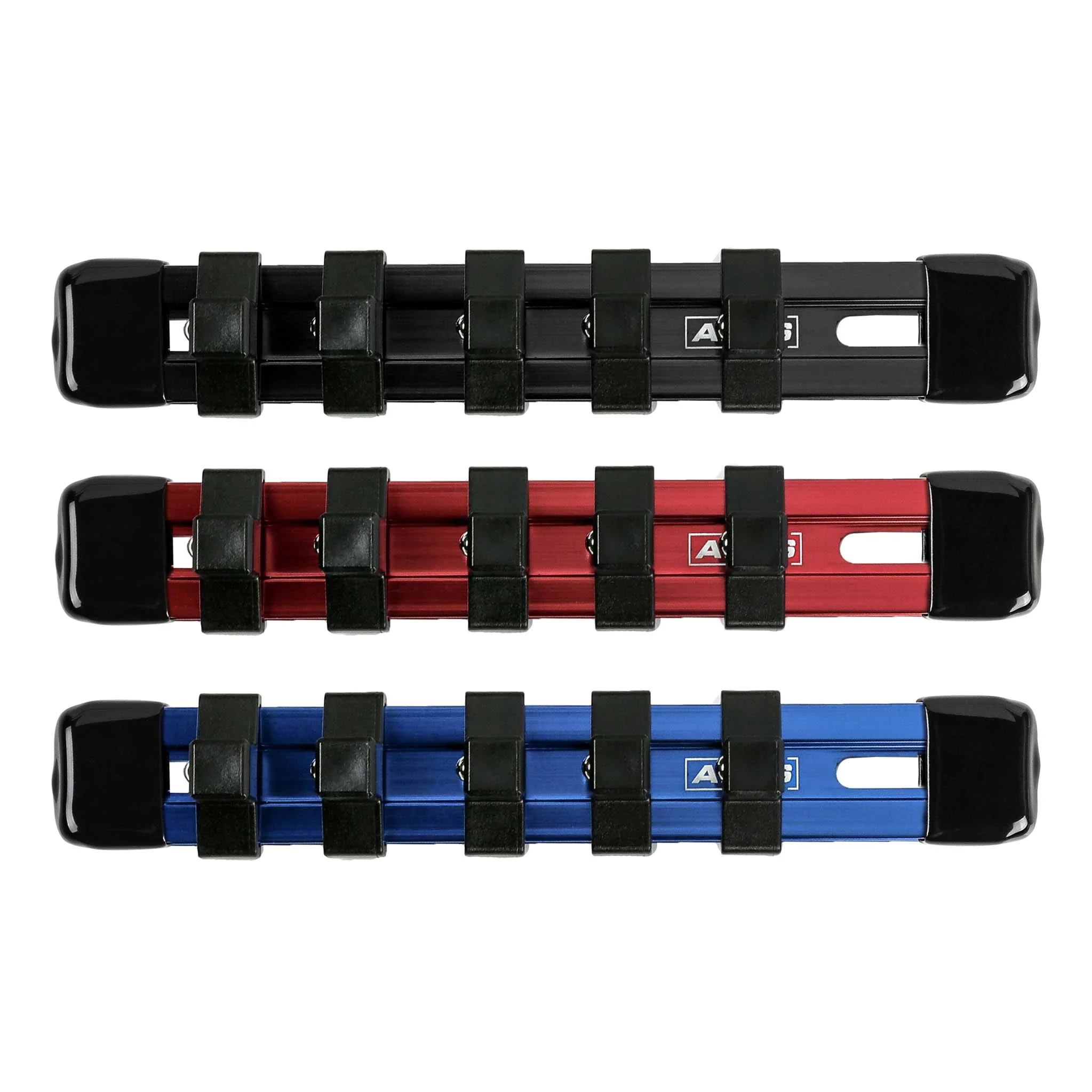 ARES 60066 - 3-Piece 3/8-Inch Drive 6-Inch Aluminum Socket Rail Set - Image 4
