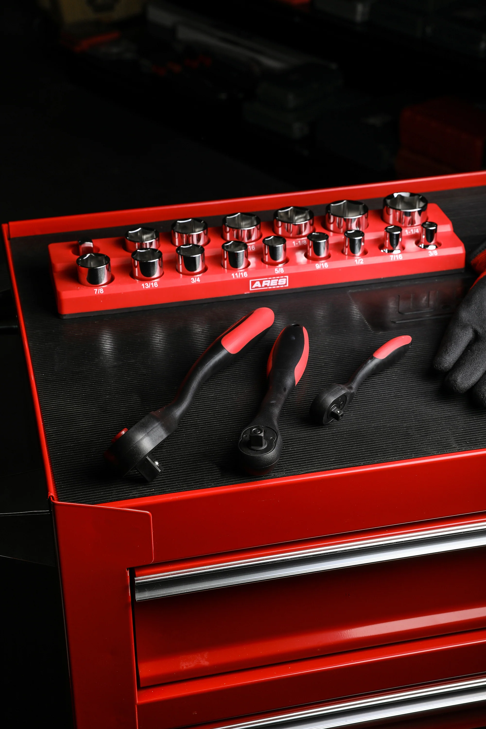 ARES 42033 - 3-Piece 72-Tooth Composite Ratchet Set - Image 12