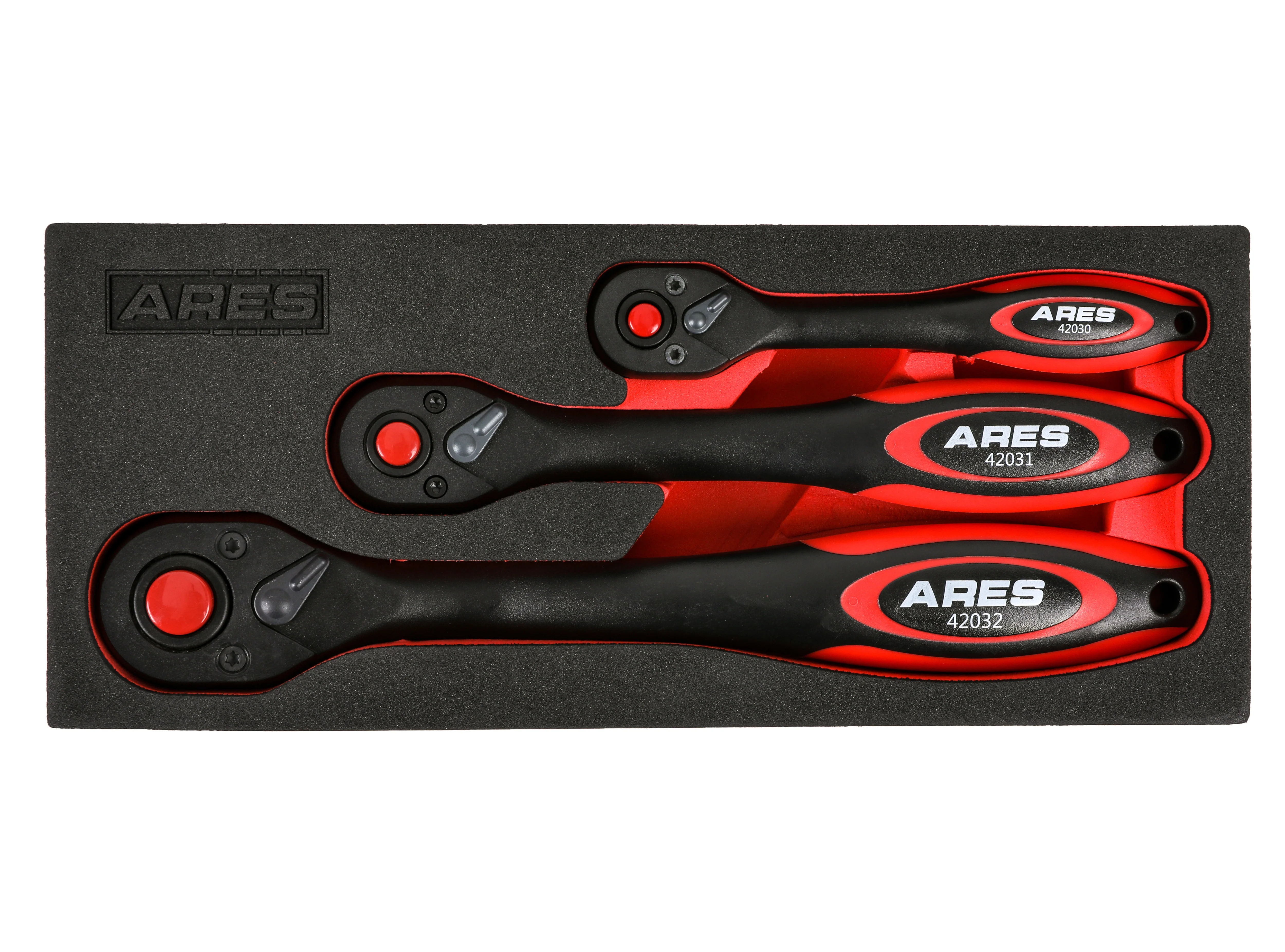 ARES 42033 - 3-Piece 72-Tooth Composite Ratchet Set - Image 3