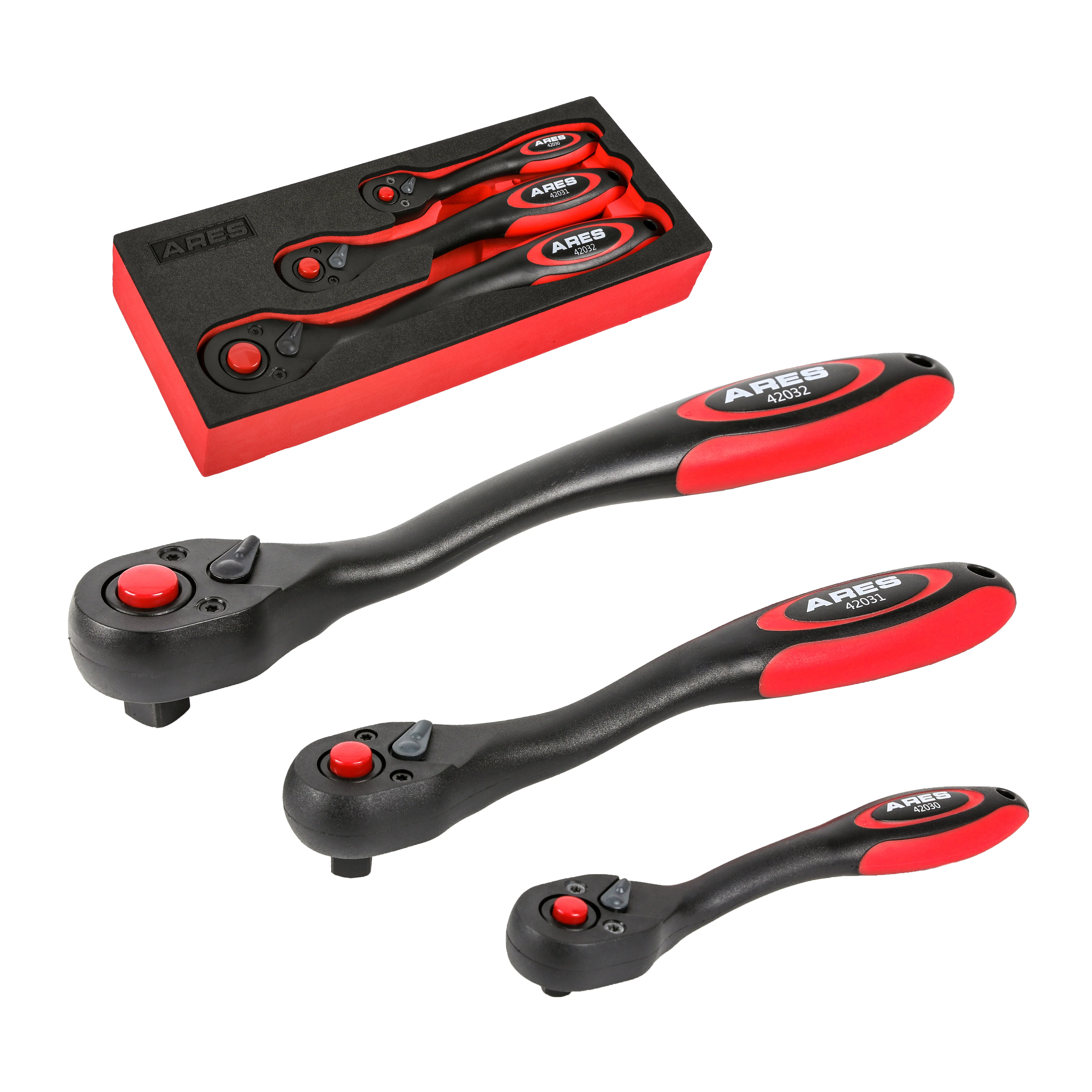 ARES 42033 - 3-Piece 72-Tooth Composite Ratchet Set - Image 6