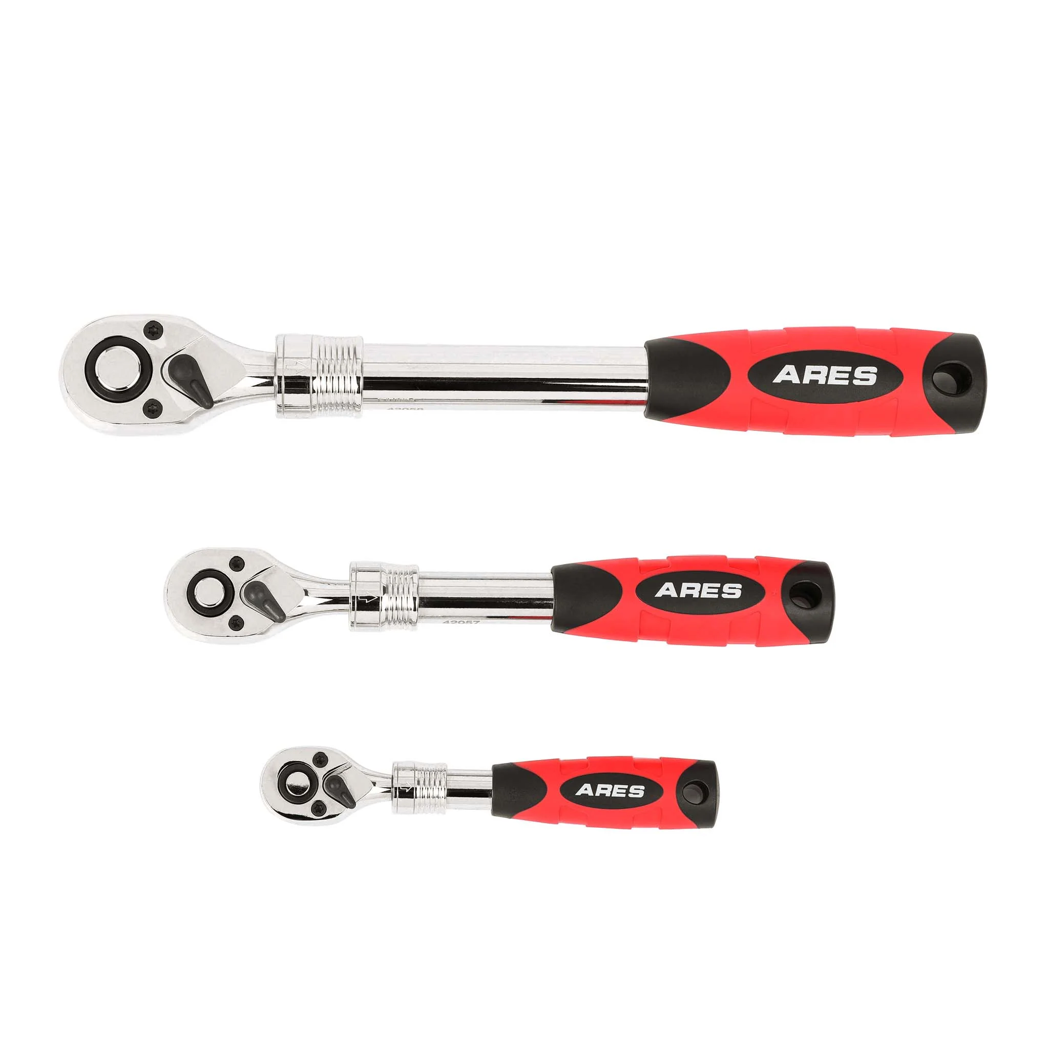 ARES 42055 - 3-Piece 72-Tooth Extendable Ratchet Set - Image 6