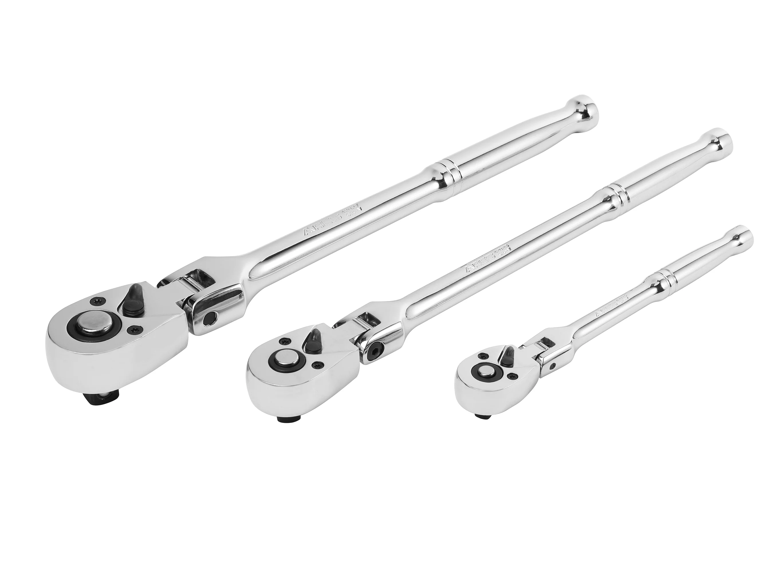 ARES 42028 - 3-Piece 72-Tooth Flex Head Ratchet Set - Image 5