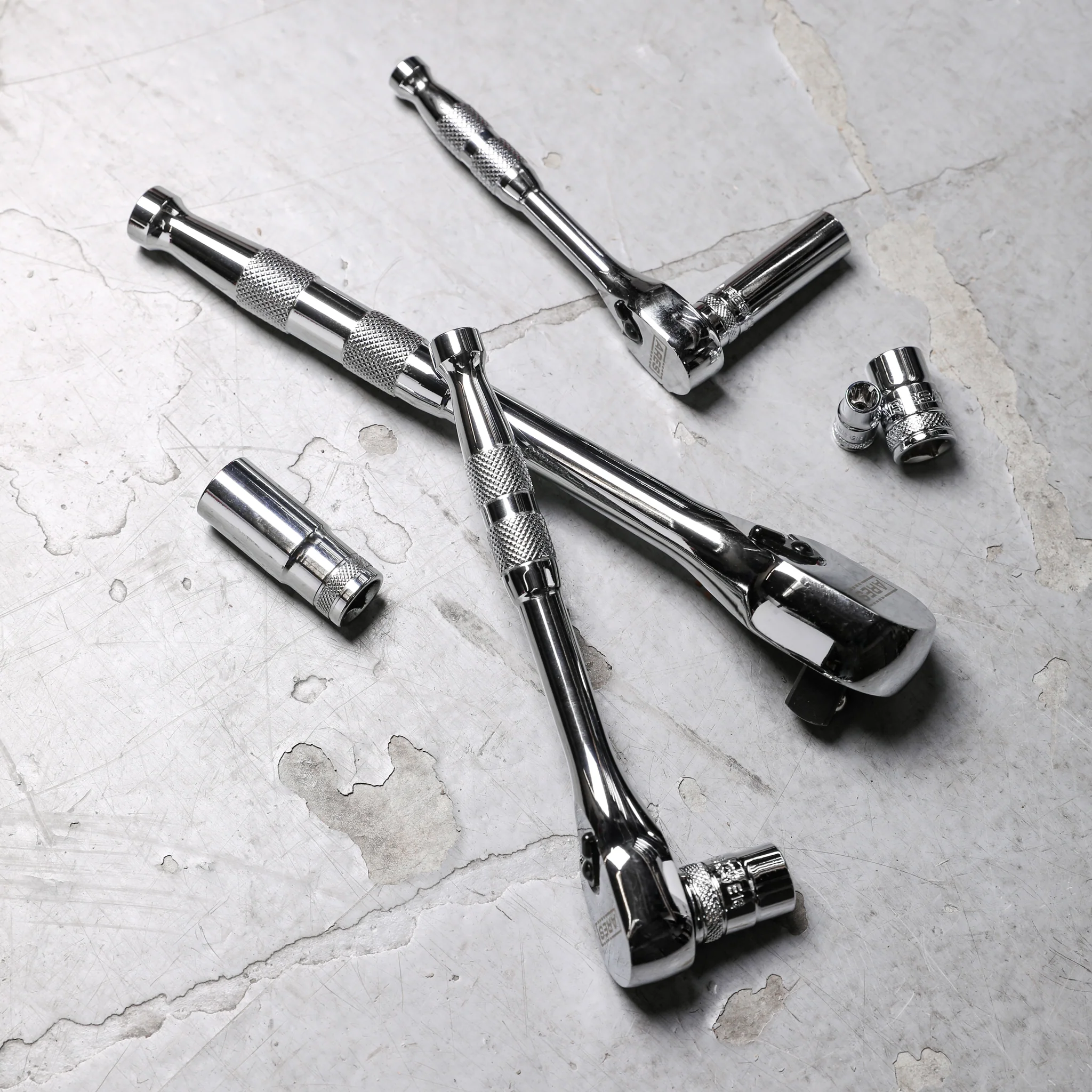 ARES 42000 - 3-Piece 90-Tooth Full Polish Ratchet Set - Image 6