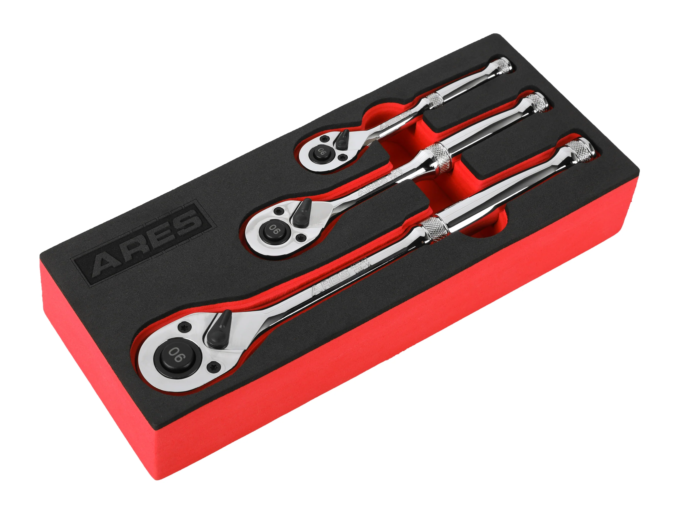 ARES 42048 - 3-piece 90 Tooth Ratchet Set - Image 6