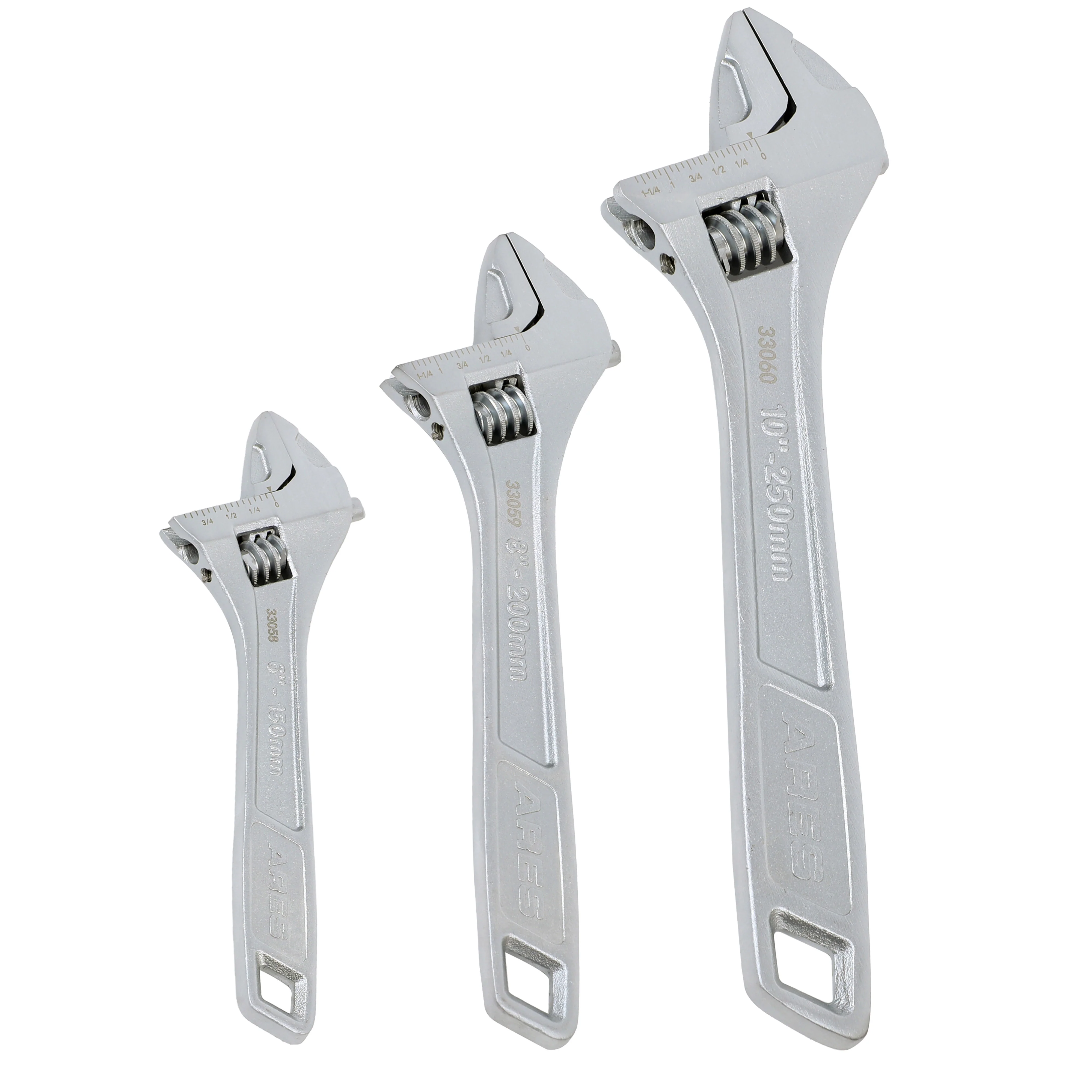 ARES 33062 - 3-Piece Adjustable Wrench Set with Carrying Pouch - Image 3