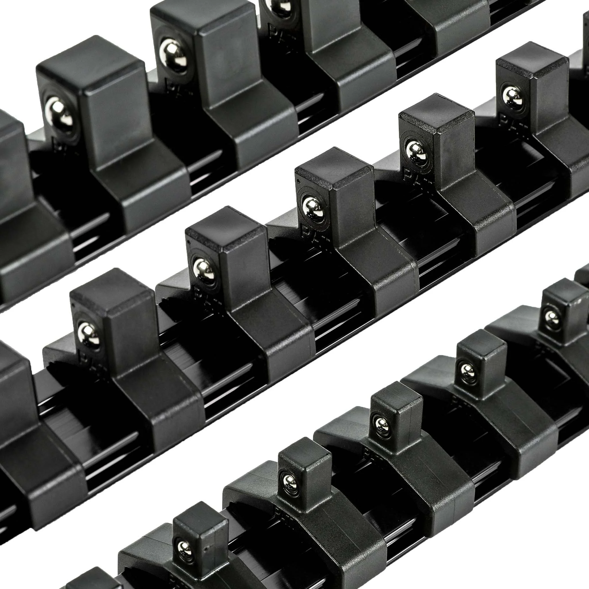 ARES 60078 - 3-Piece Black 9.84-Inch Aluminum Socket Rail Set - Image 3