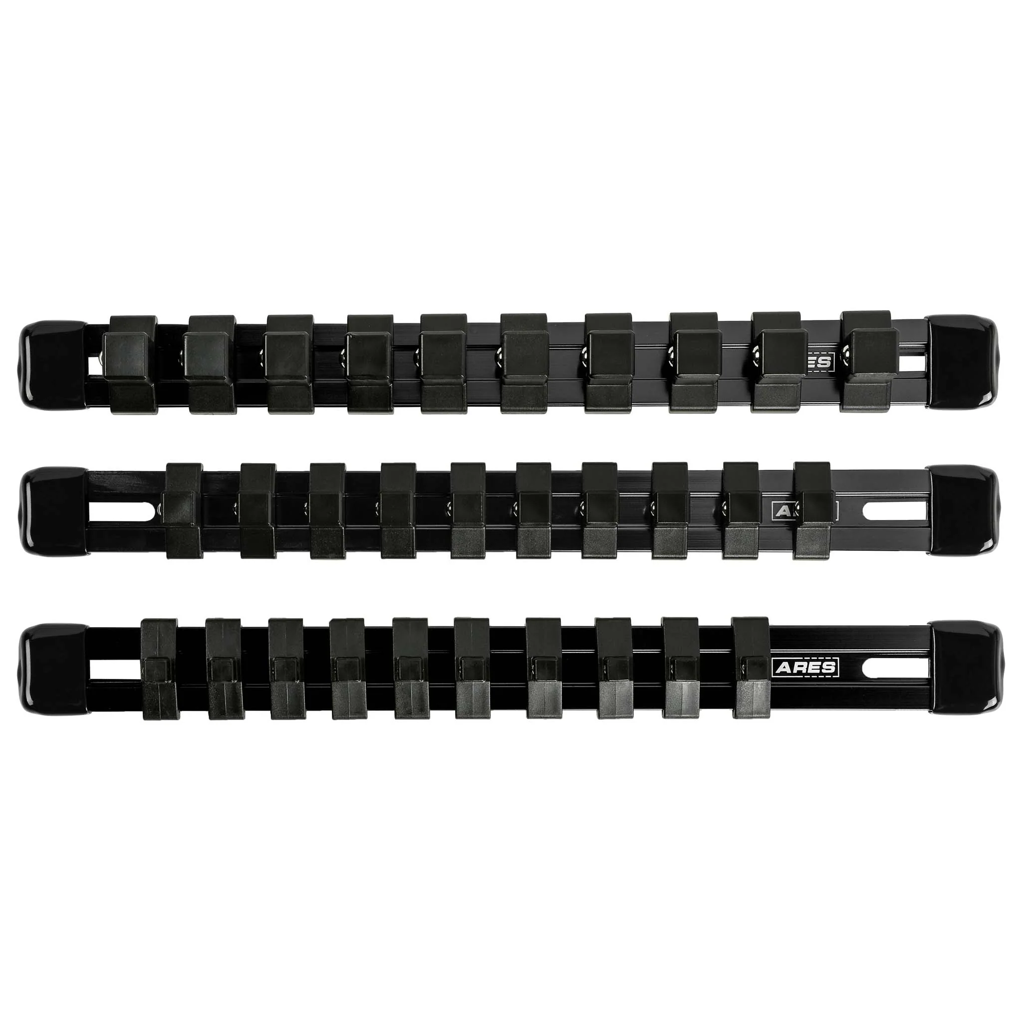 ARES 60078 - 3-Piece Black 9.84-Inch Aluminum Socket Rail Set - Image 4