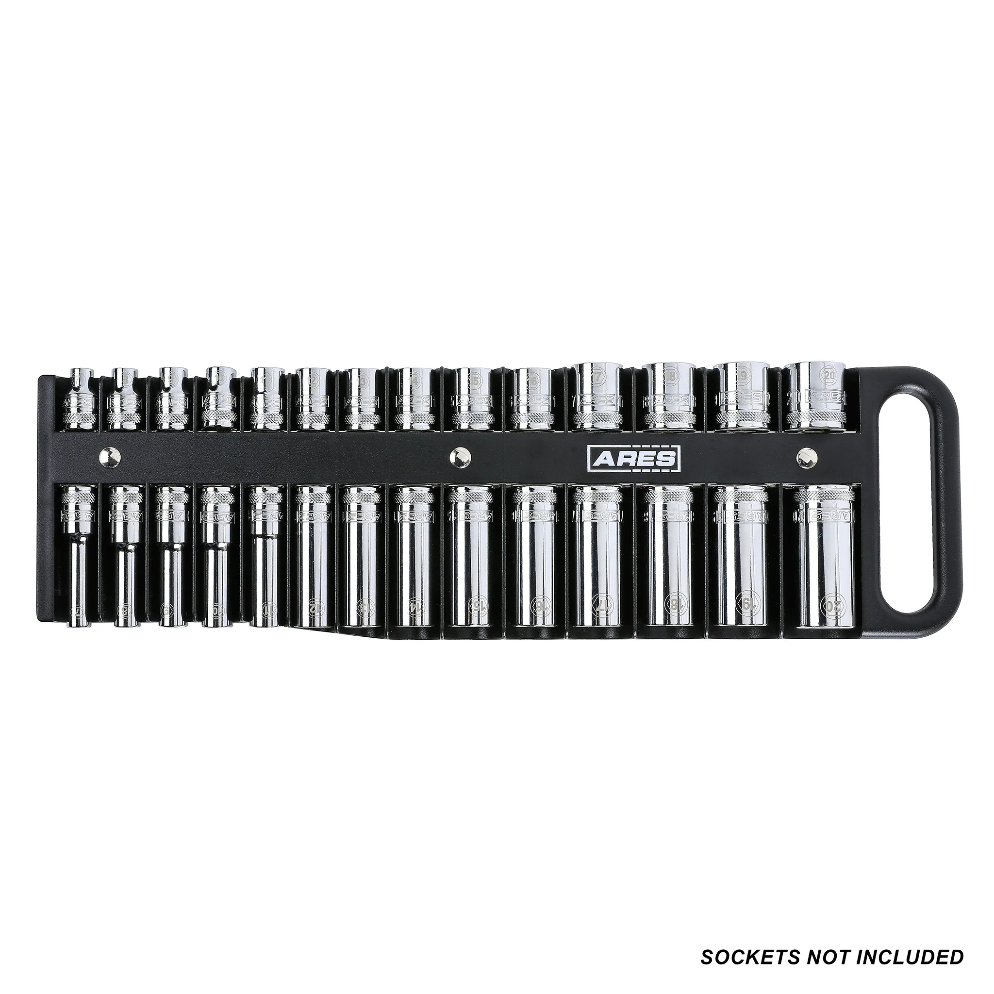 ARES 60163 - 3-Piece Black Magnetic Socket Holder Set - Image 5