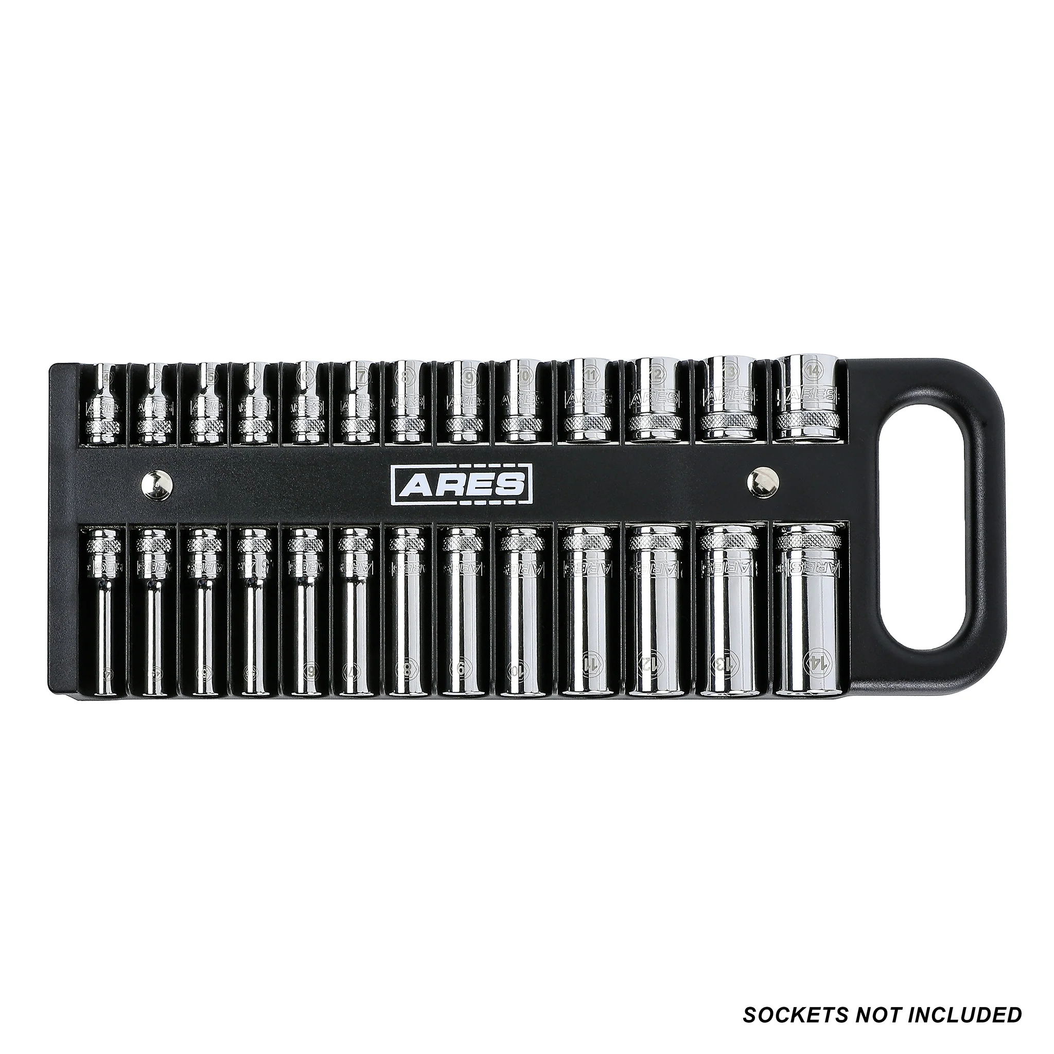 ARES 60163 - 3-Piece Black Magnetic Socket Holder Set - Image 6