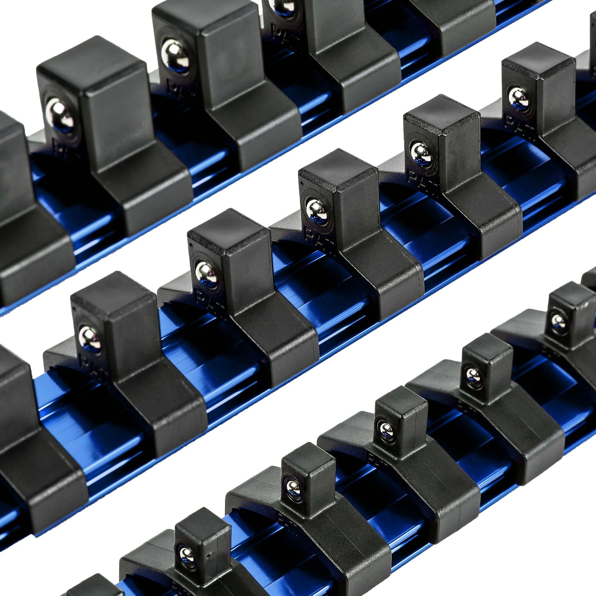 ARES 60080 - 3-Piece Blue 9.84-Inch Aluminum Socket Rail Set - Image 3