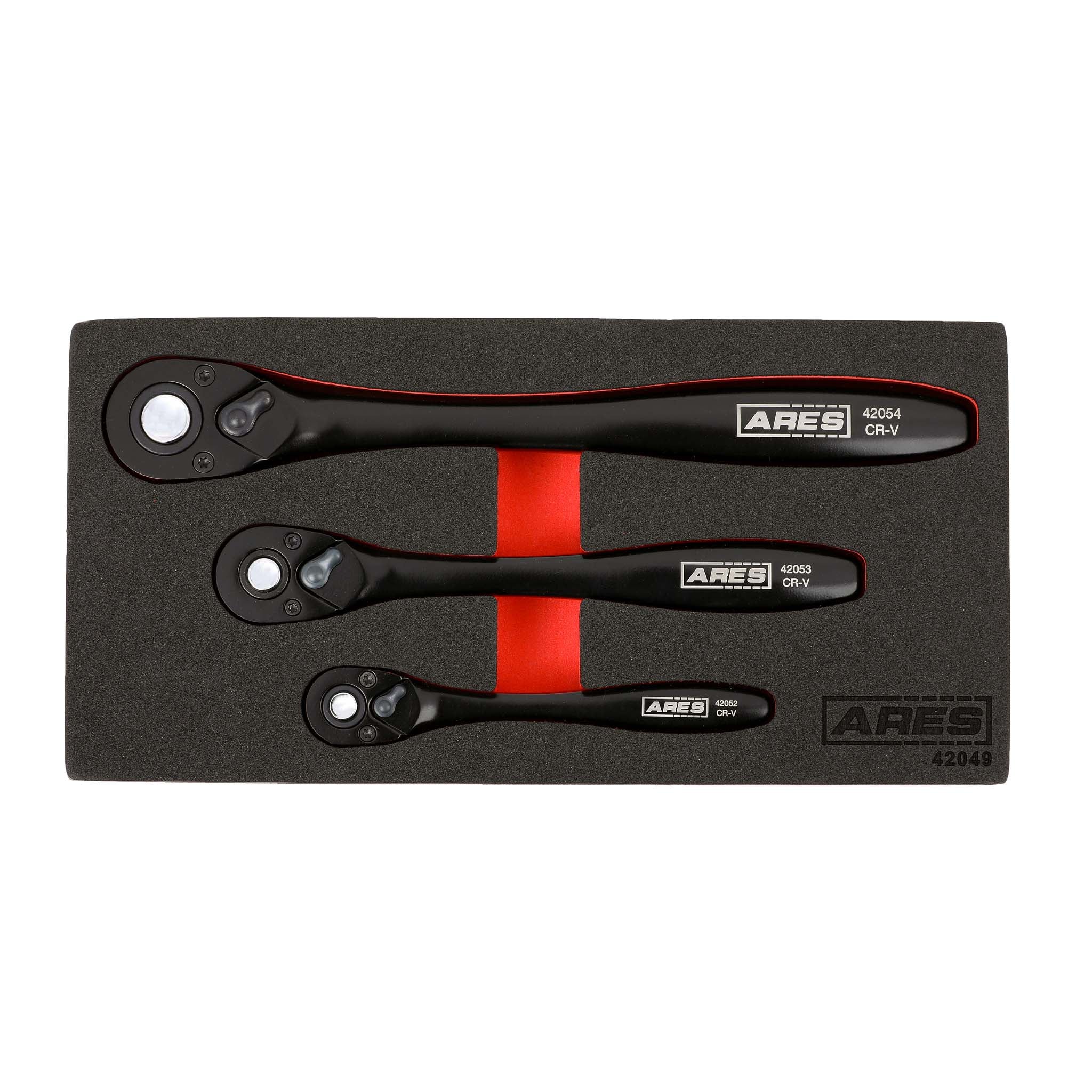 ARES 42049 - 3-Piece Dual Tone 72-Tooth Ratchet Set - Image 4