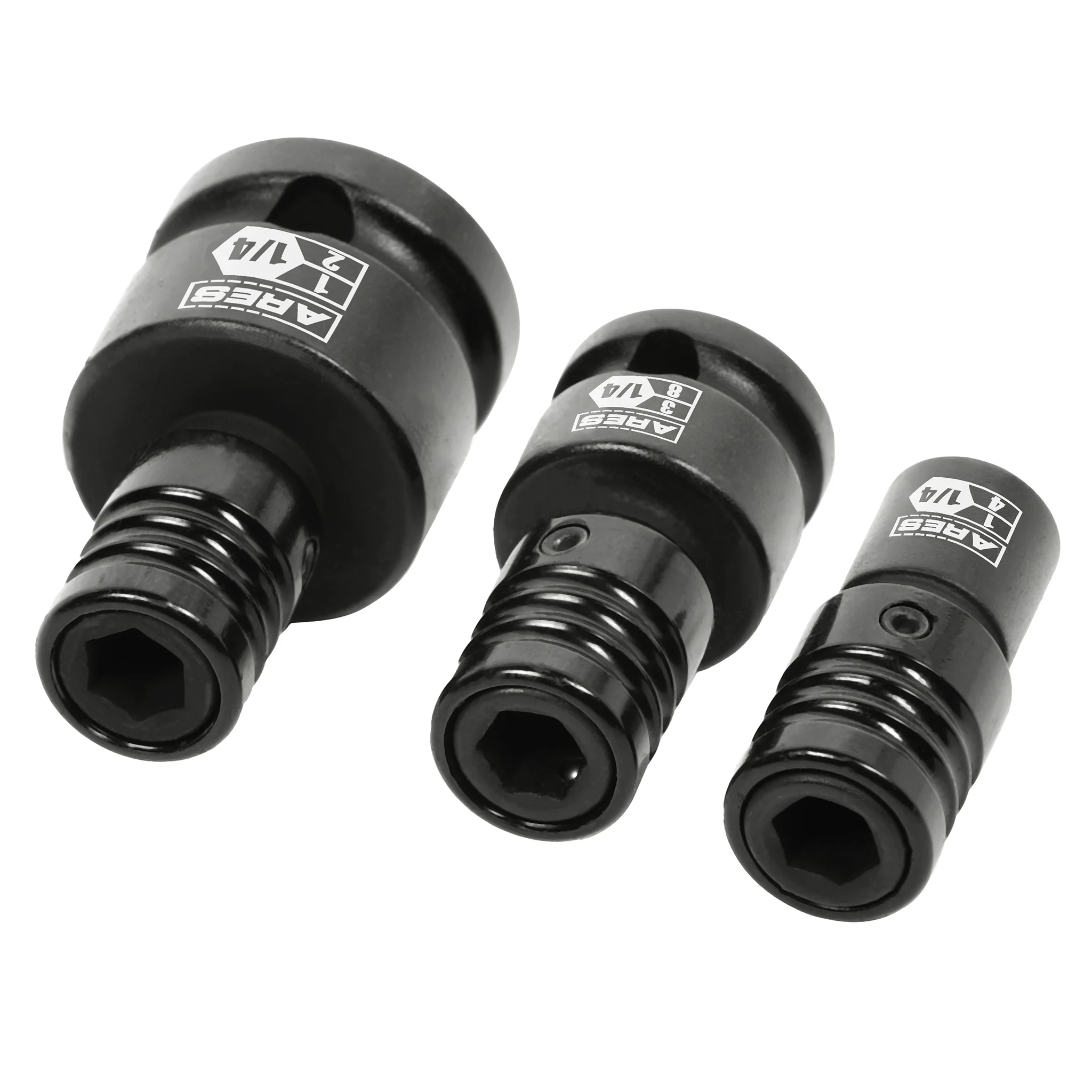 ARES 22035 - 3-Piece Impact Grade Quick Release Bit Holder Set - Image 7