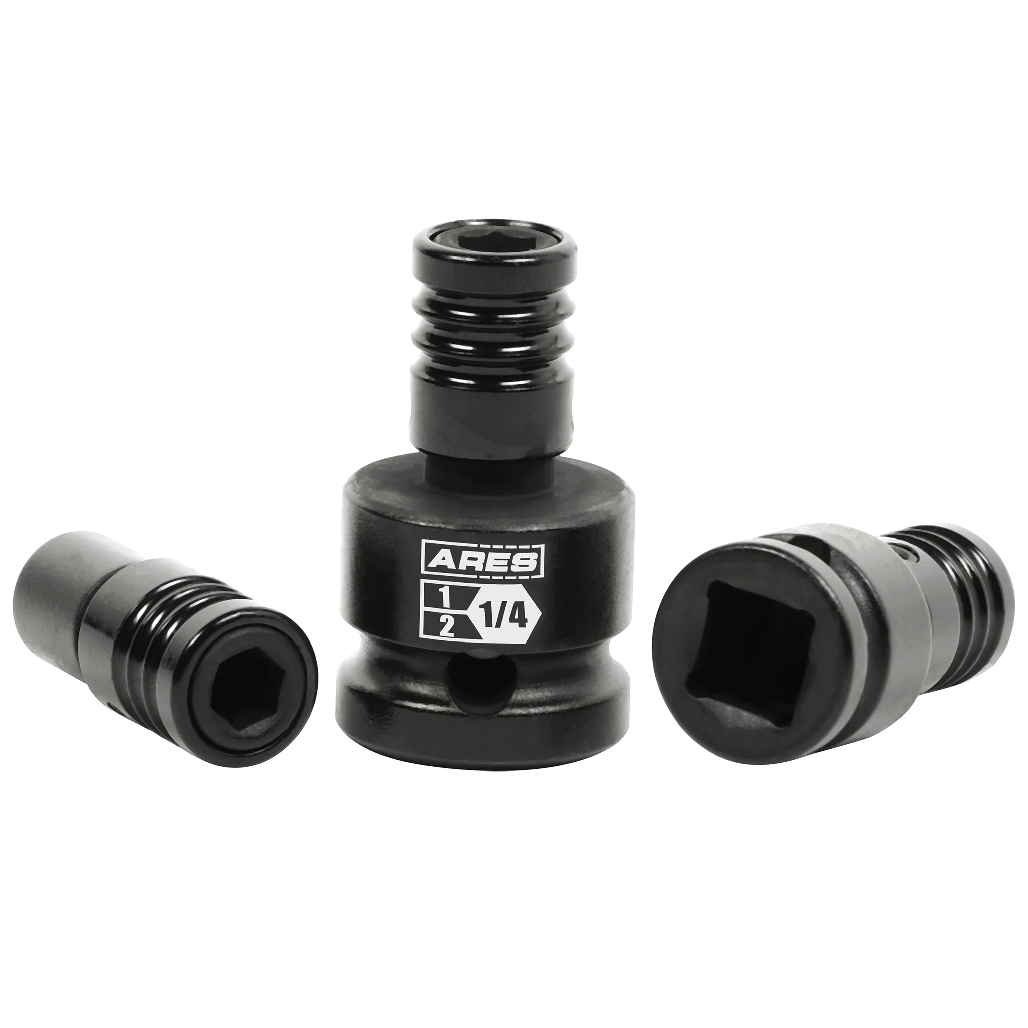 ARES 22035 - 3-Piece Impact Grade Quick Release Bit Holder Set - Image 8