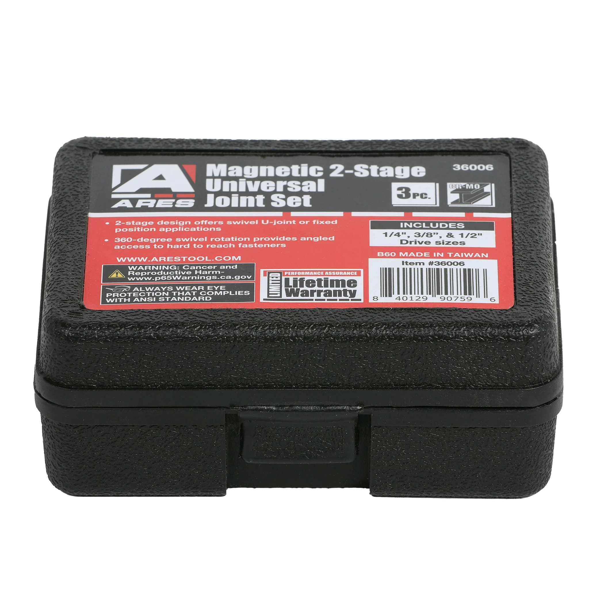ARES 36006 - 3-Piece Magnetic 2-Stage Universal Joint Set - Image 8