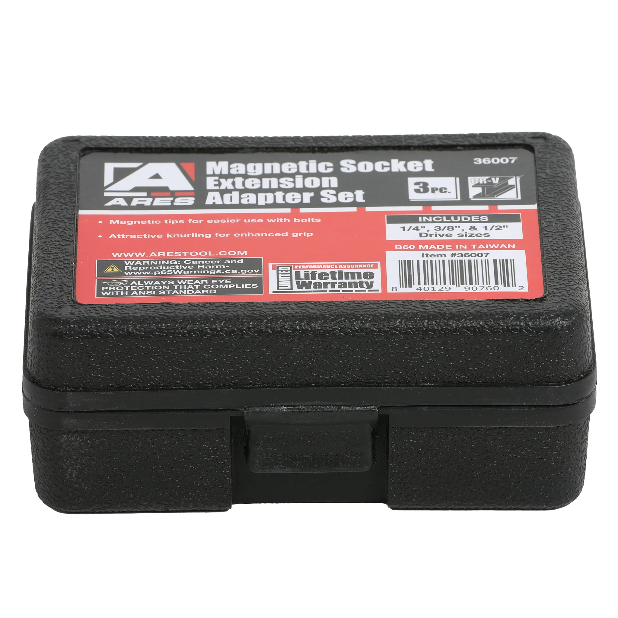 ARES 36007 - 3-Piece Magnet Socket Extension Adapter Set - Image 6