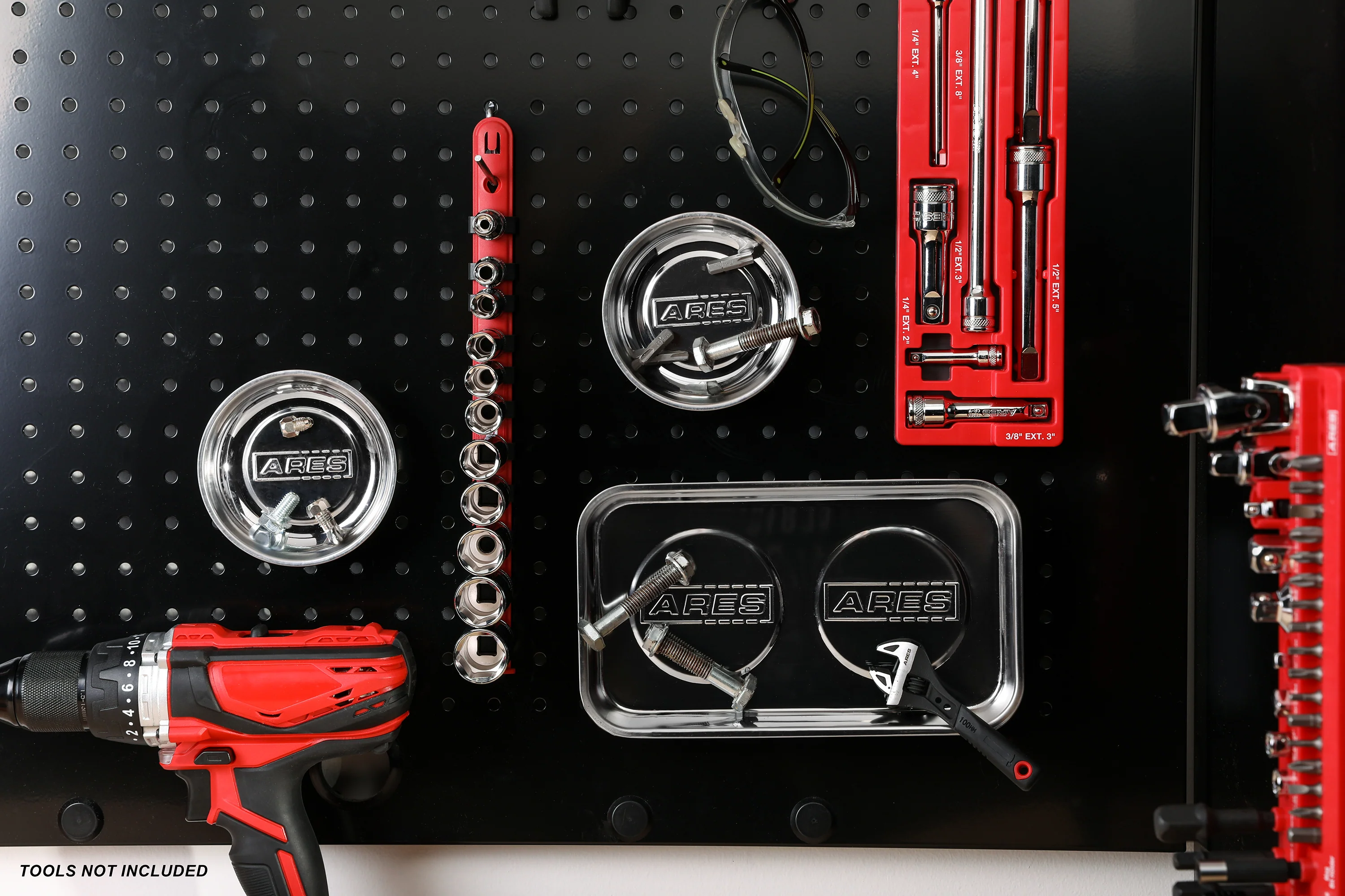 ARES 61000 - 3-Piece Magnetic Tool Tray Set - Image 8