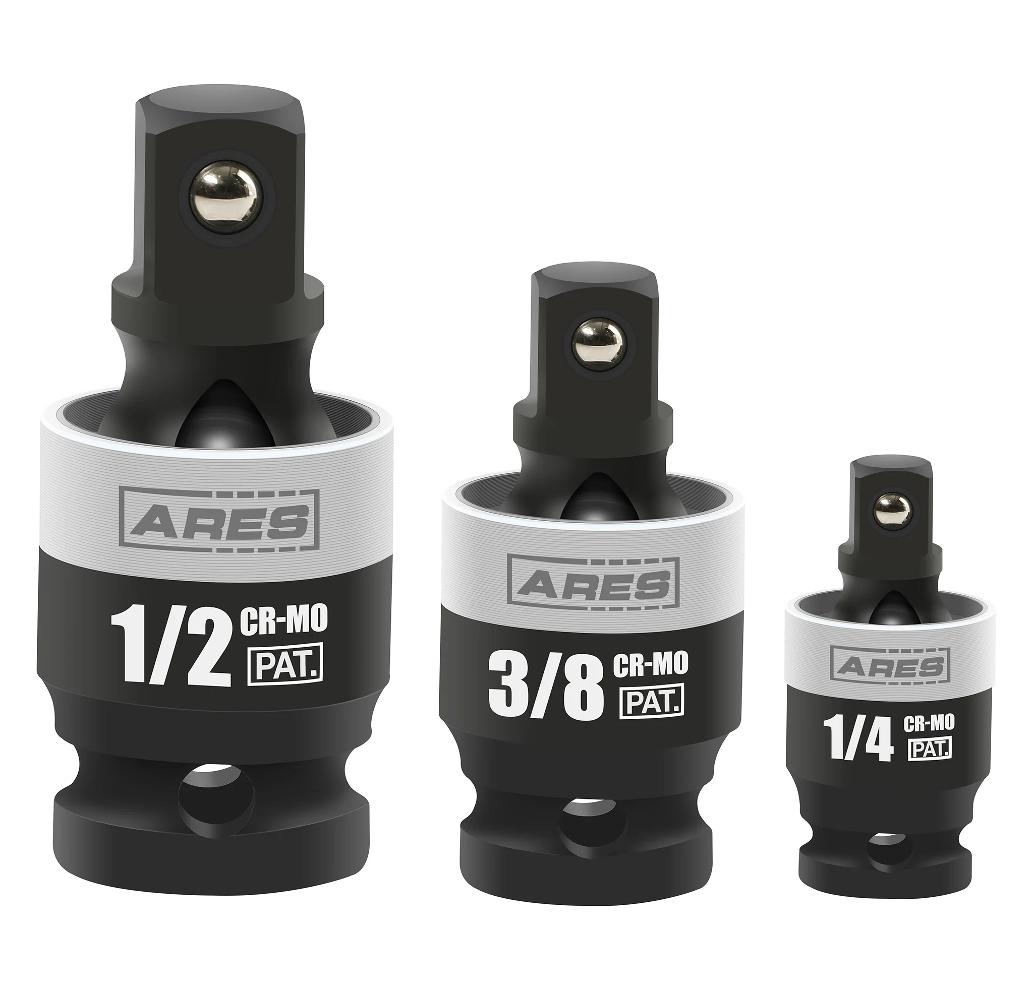 ARES 22036 - 3-Piece Slim Profile Impact Universal Joint Set - Image 7