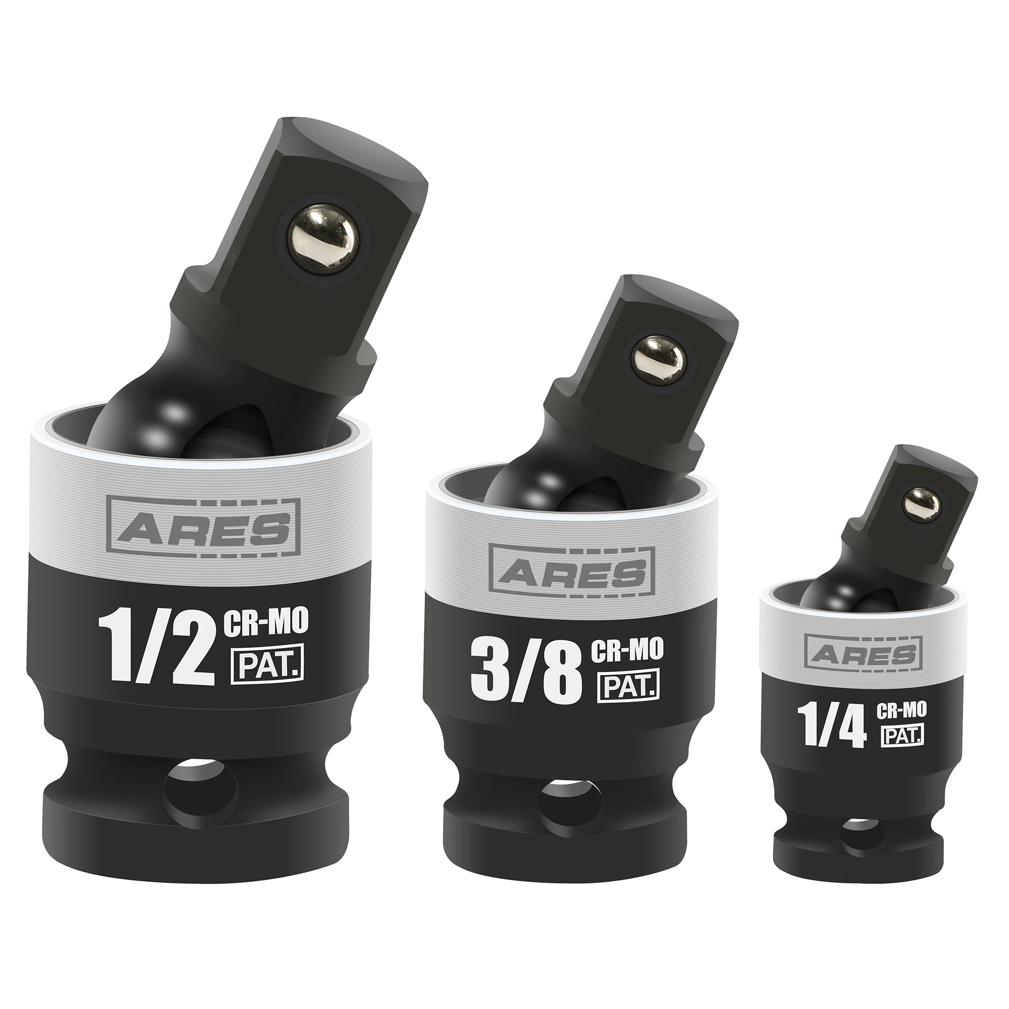 ARES 22036 - 3-Piece Slim Profile Impact Universal Joint Set - Image 8