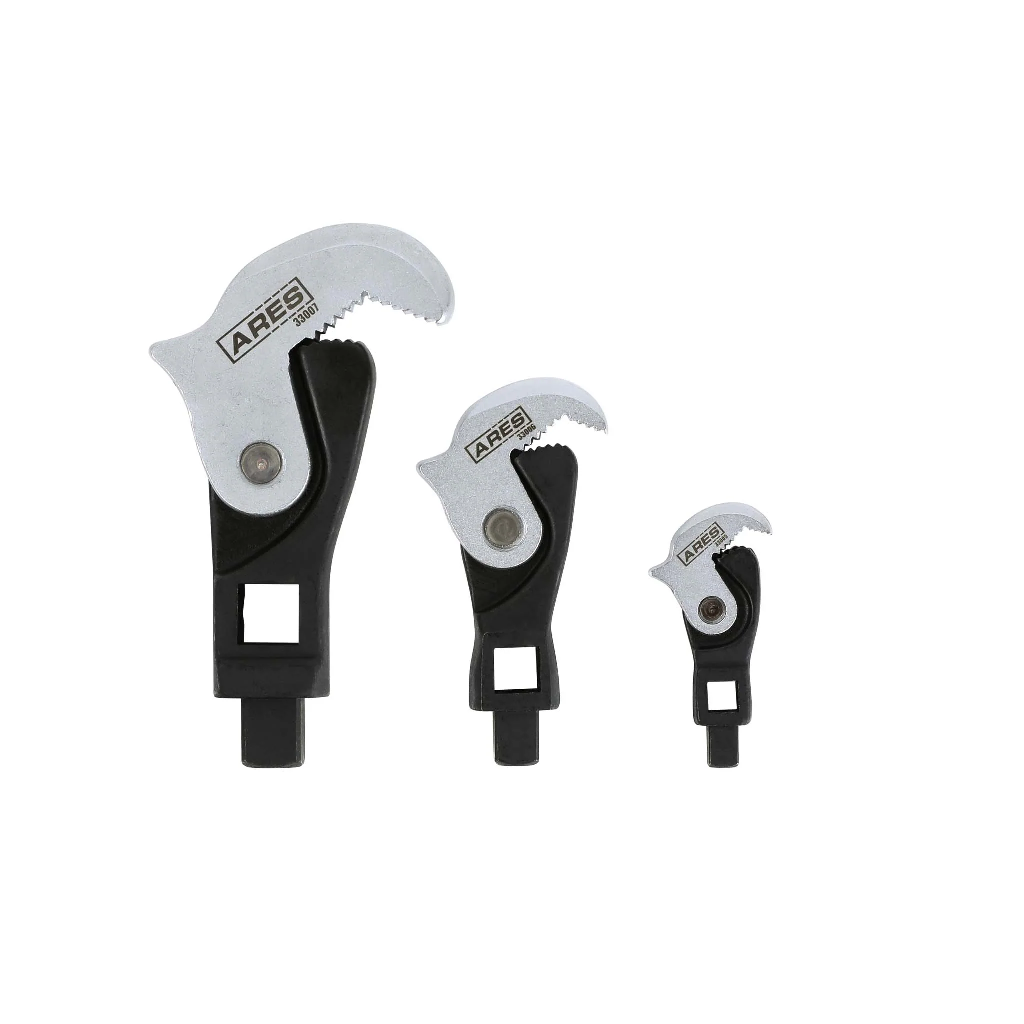ARES 33009 - 3-Piece Spring Loaded Auto Adjusting Crowfoot Wrench Set - Image 6
