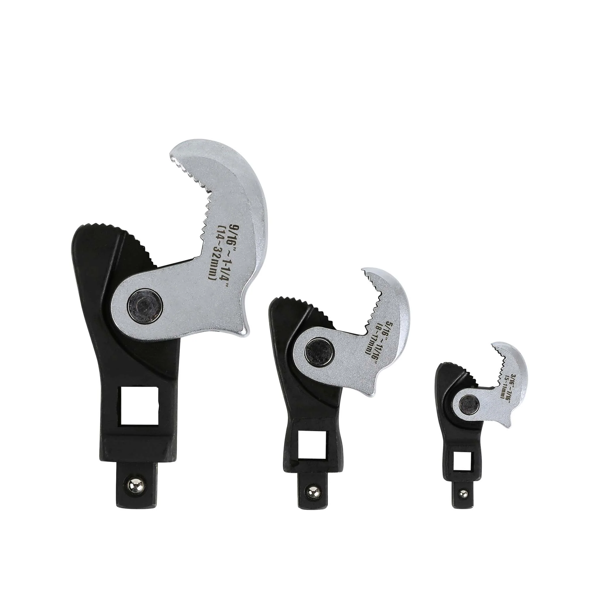 ARES 33009 - 3-Piece Spring Loaded Auto Adjusting Crowfoot Wrench Set - Image 7