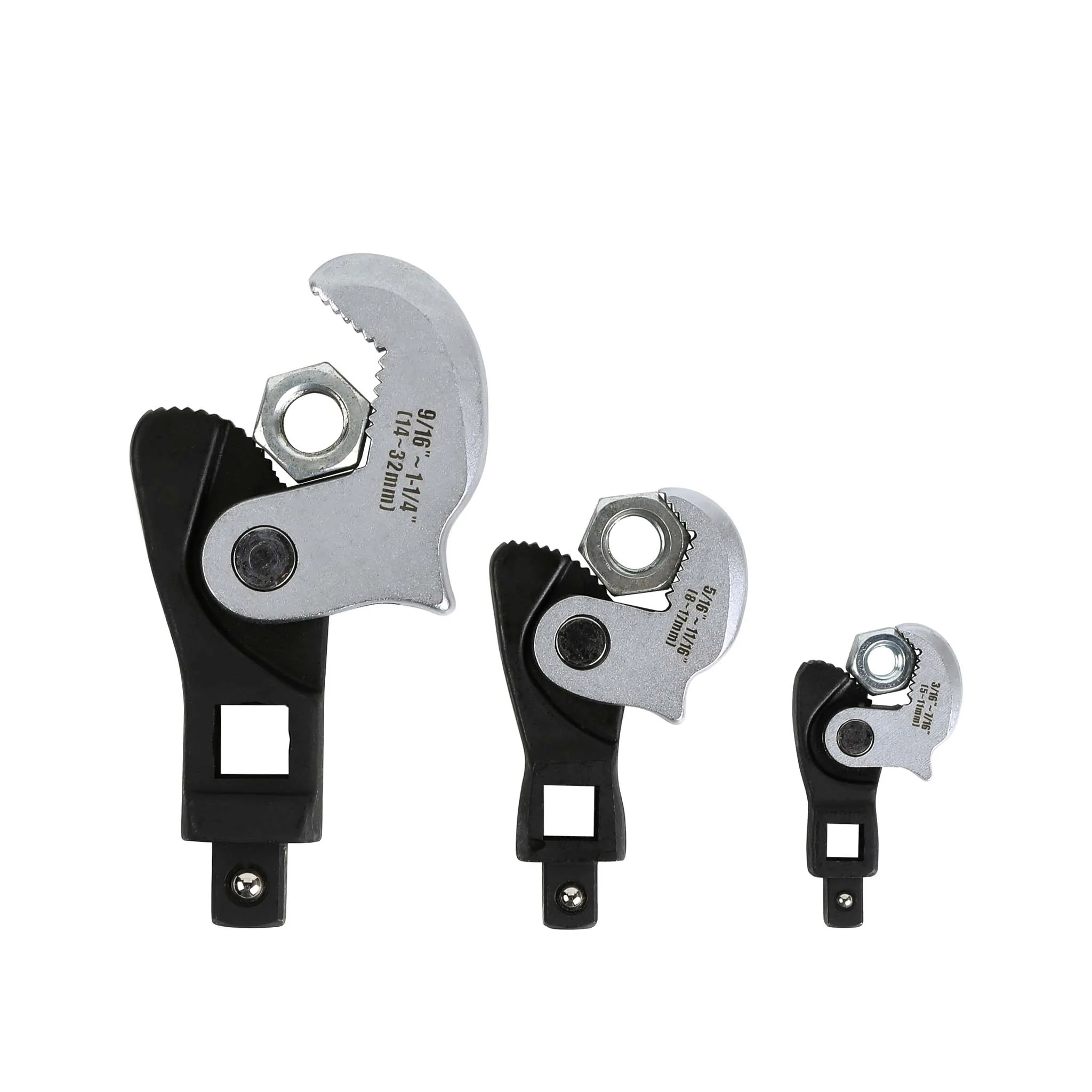 ARES 33009 - 3-Piece Spring Loaded Auto Adjusting Crowfoot Wrench Set - Image 8