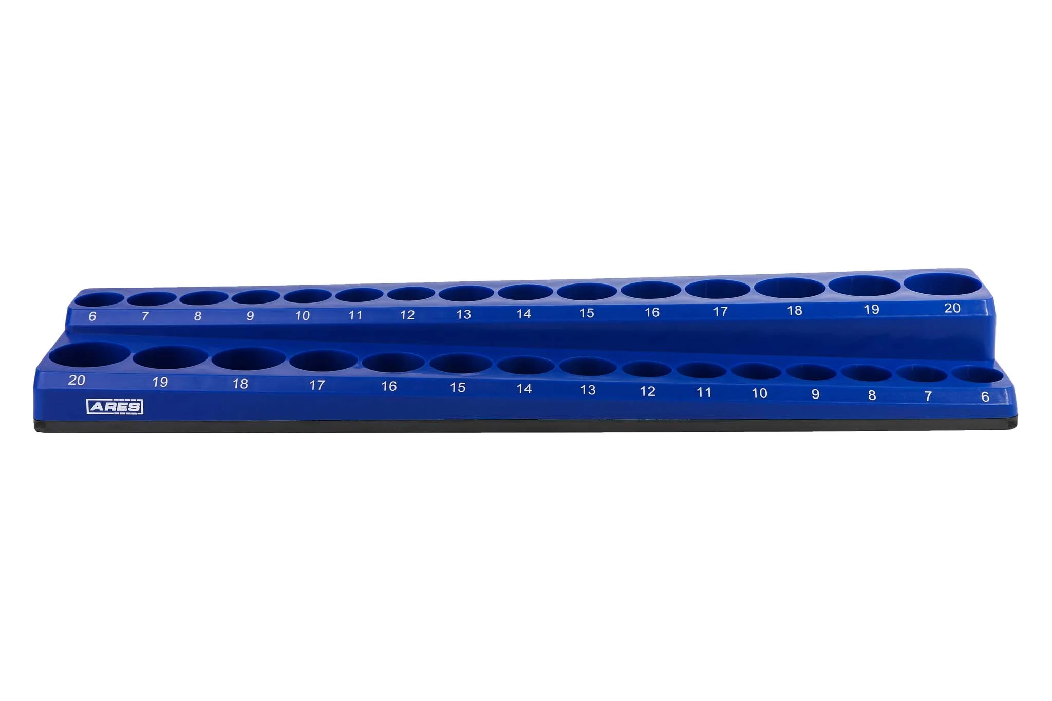 ARES 60008 - 30-Piece 3/8-Inch Blue Metric Magnetic Socket Holder - Image 6