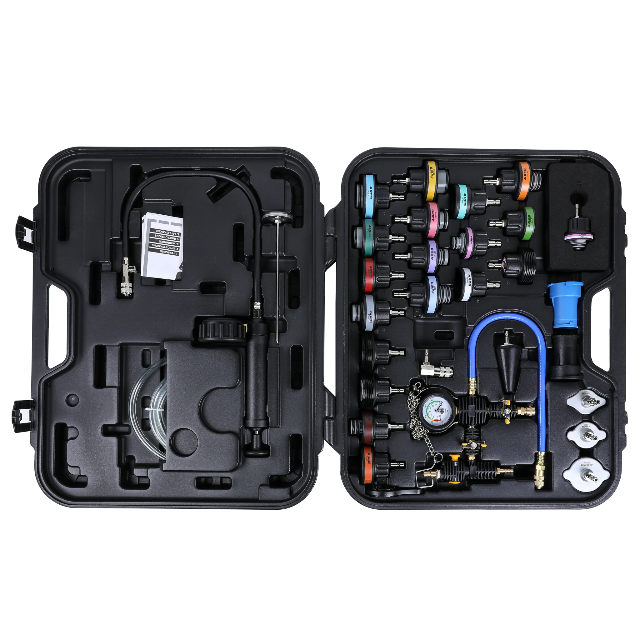 ARES 15044 - 32-Piece Cooling System Leakage Tester and Vacuum Refill Kit - Image 3