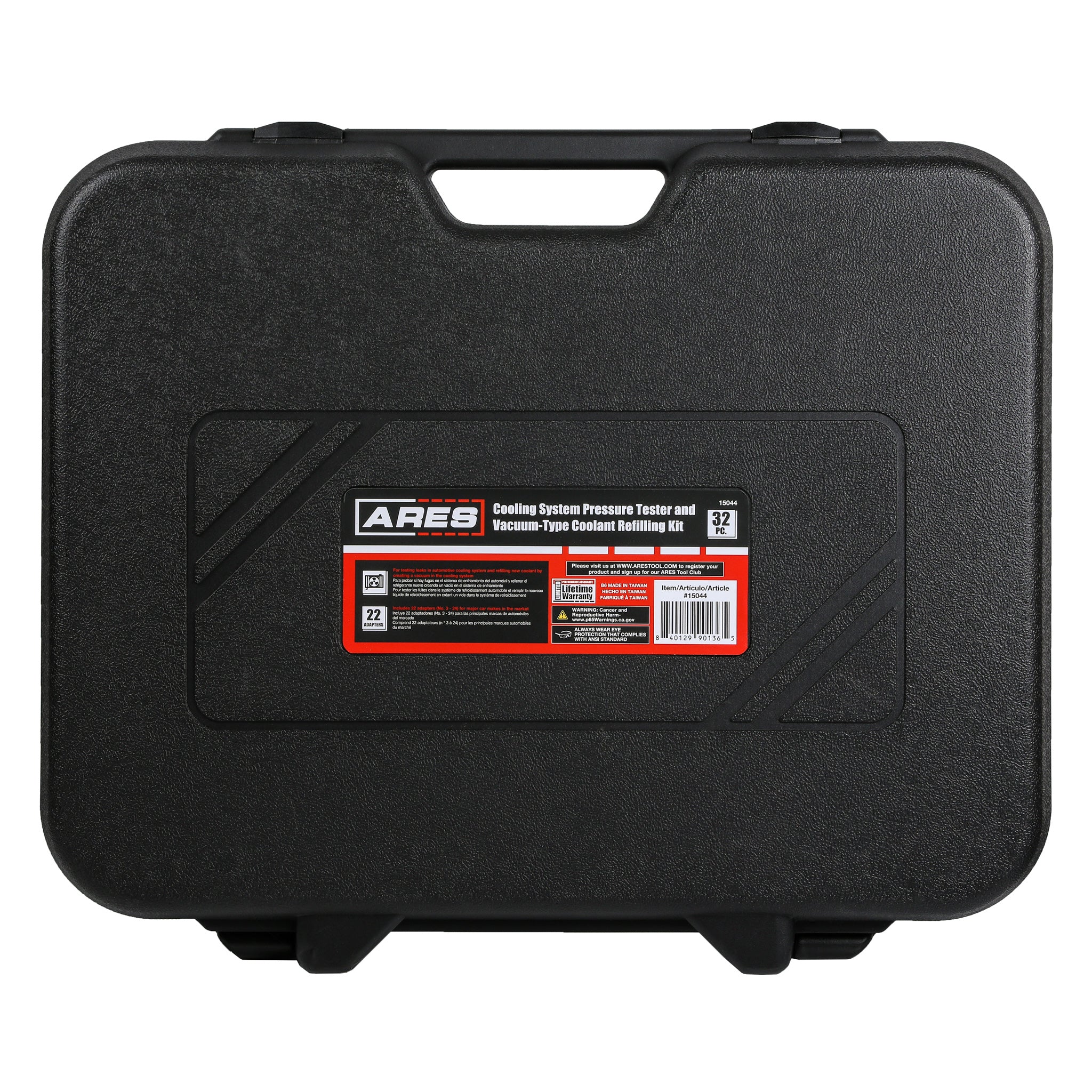 ARES 15044 - 32-Piece Cooling System Leakage Tester and Vacuum Refill Kit - Image 7