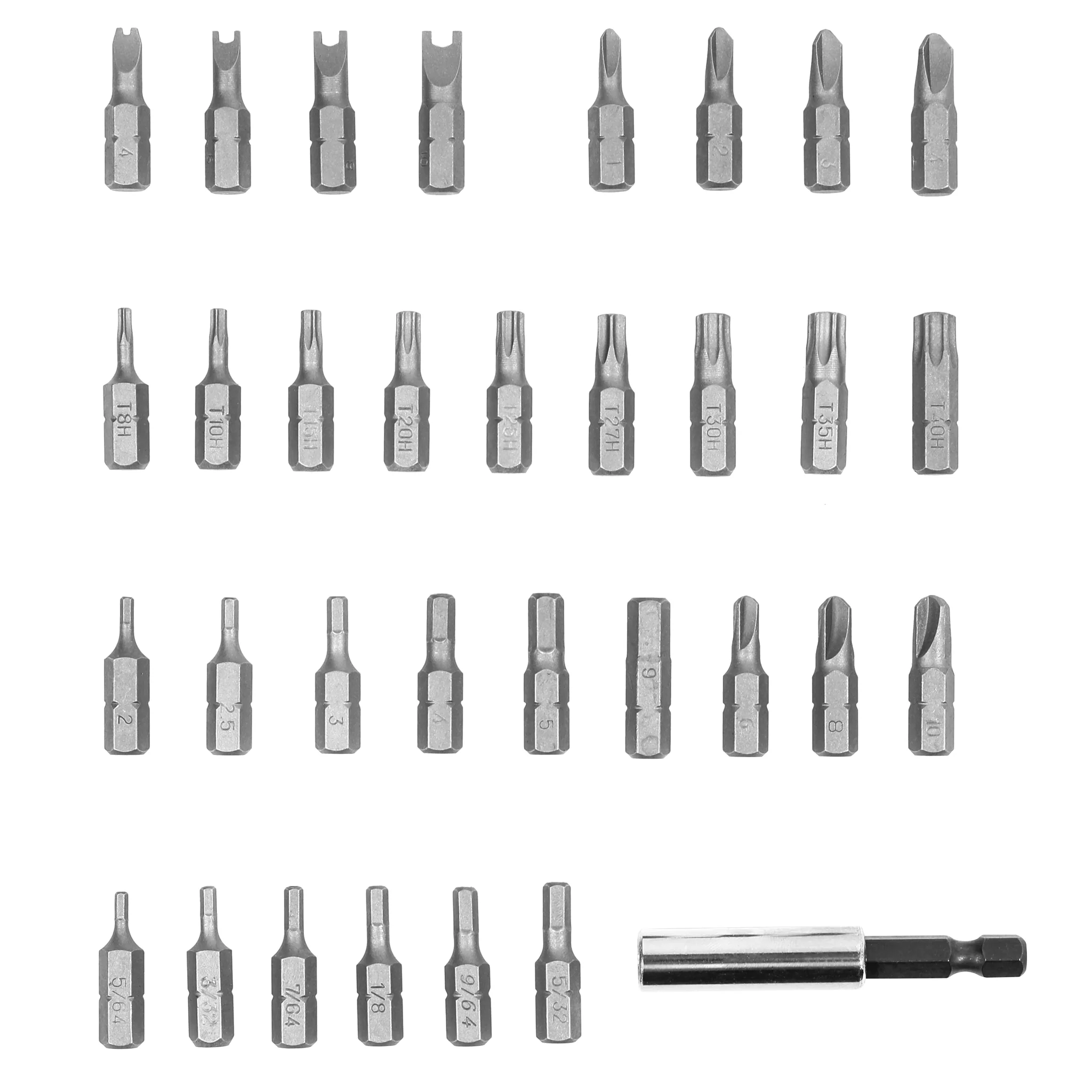 ARES 70009 - 33-Piece Security Bit Set with Magnetic Extension Bit Holder - Image 5