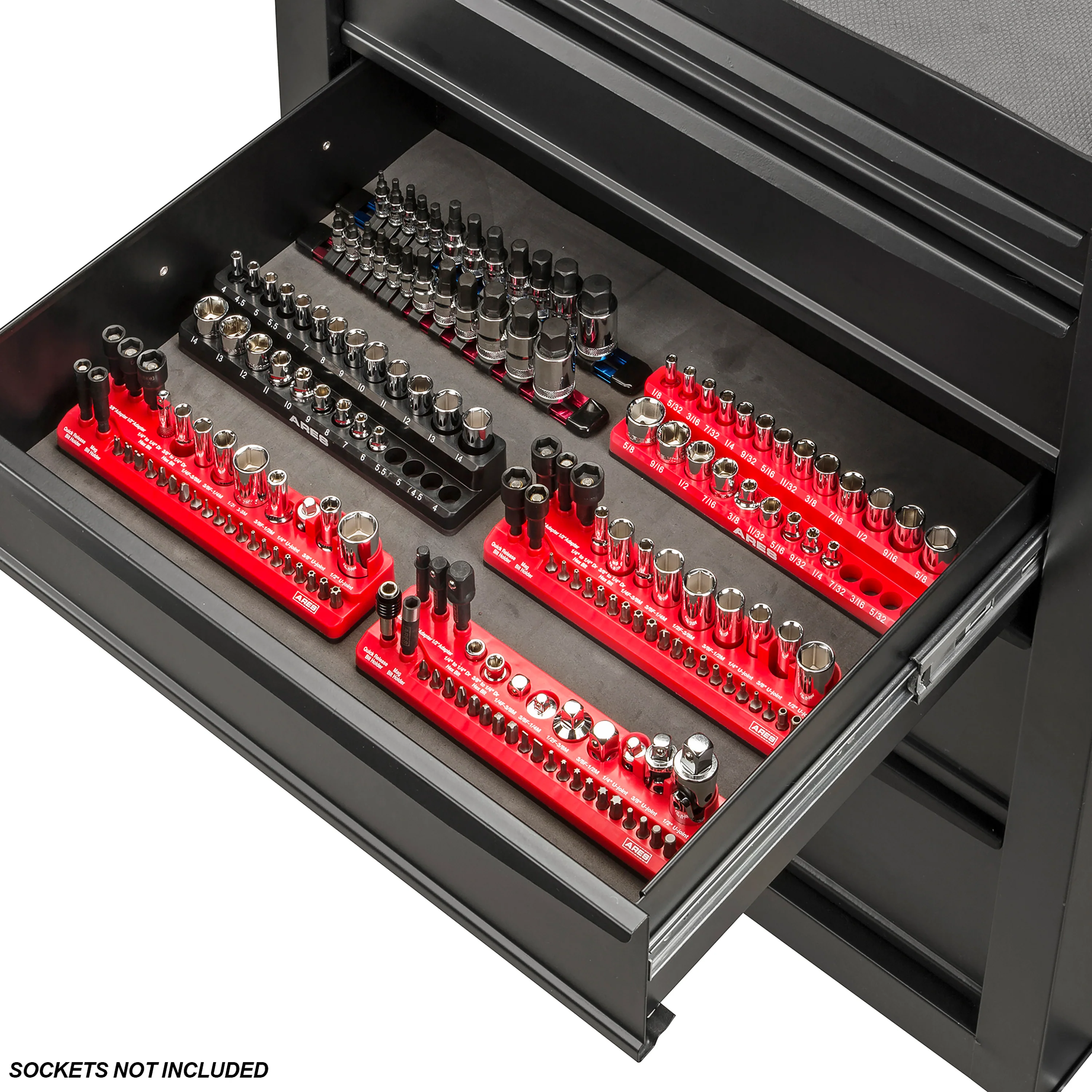 ARES 70750 - 34-Piece Magnetic Socket Accessory Holder - Image 5