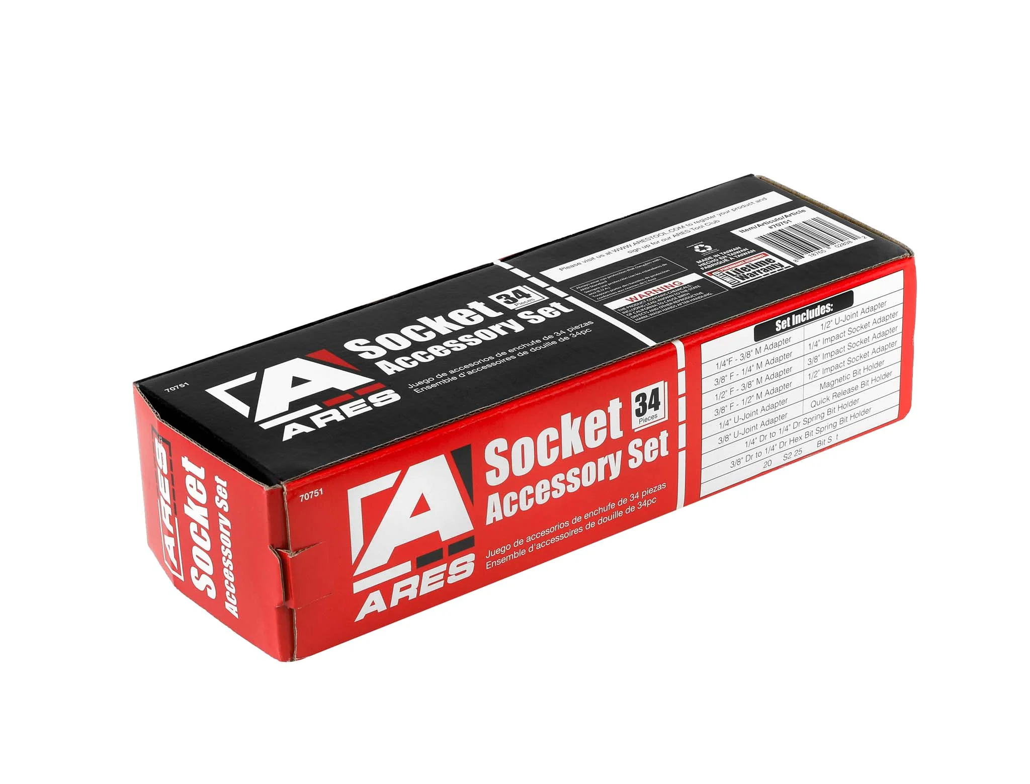 ARES 70751 - 34-Piece Socket Accessory Set - Image 5