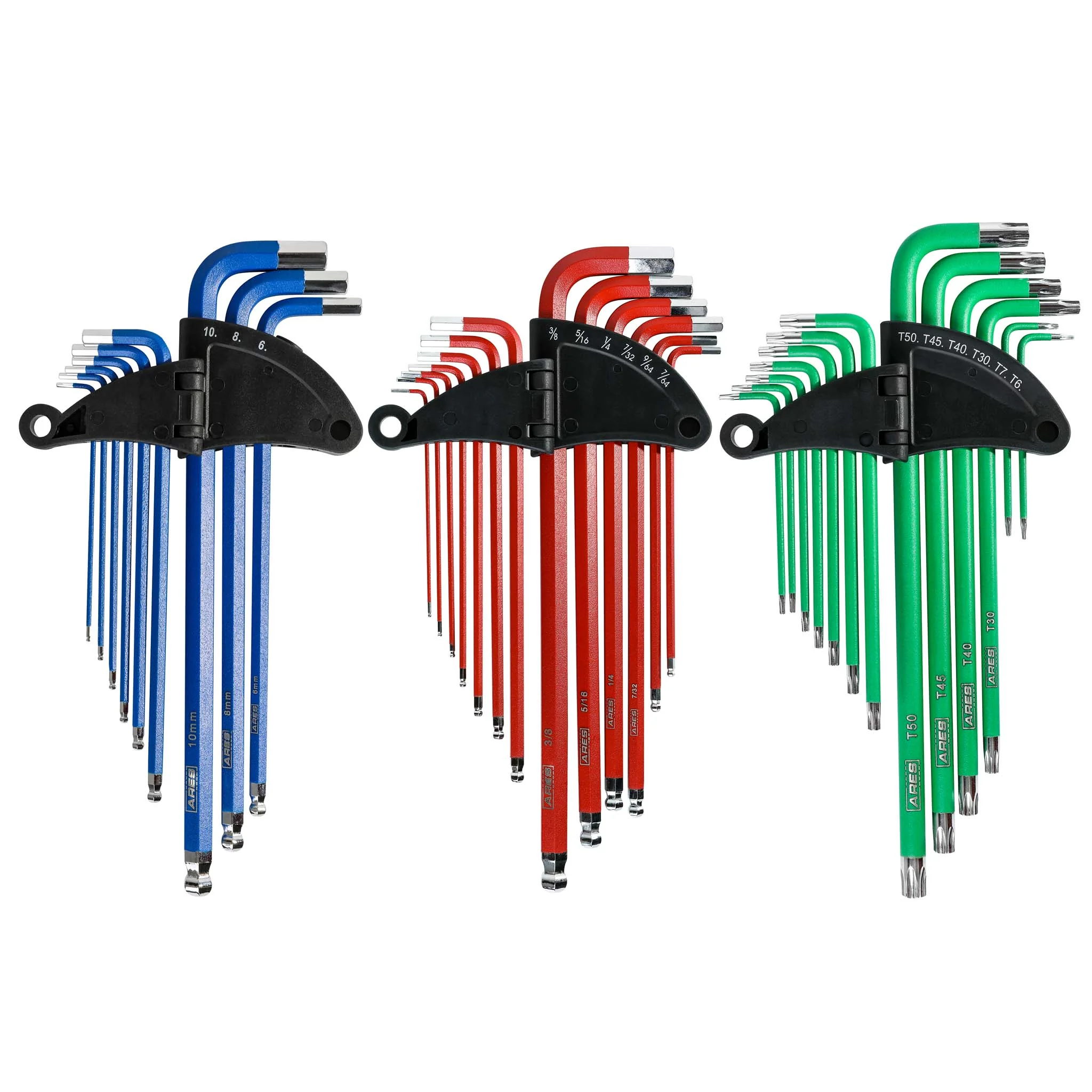 ARES 44035 - 35-Piece Long Arm Hex and Star Key Set - Image 3