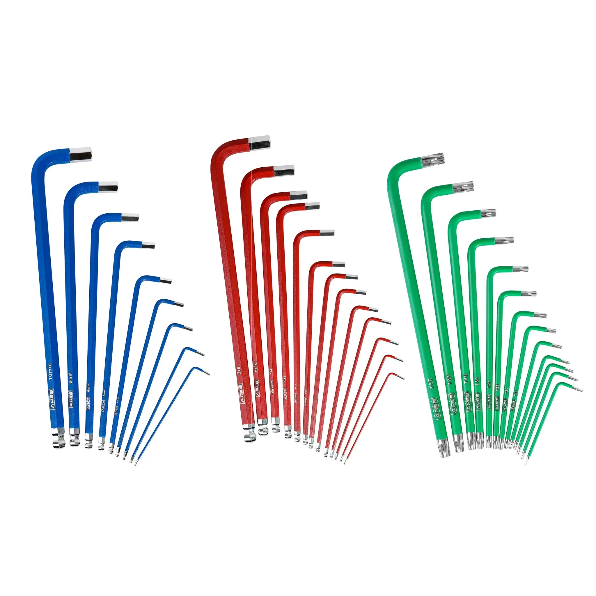 ARES 44035 - 35-Piece Long Arm Hex and Star Key Set - Image 6