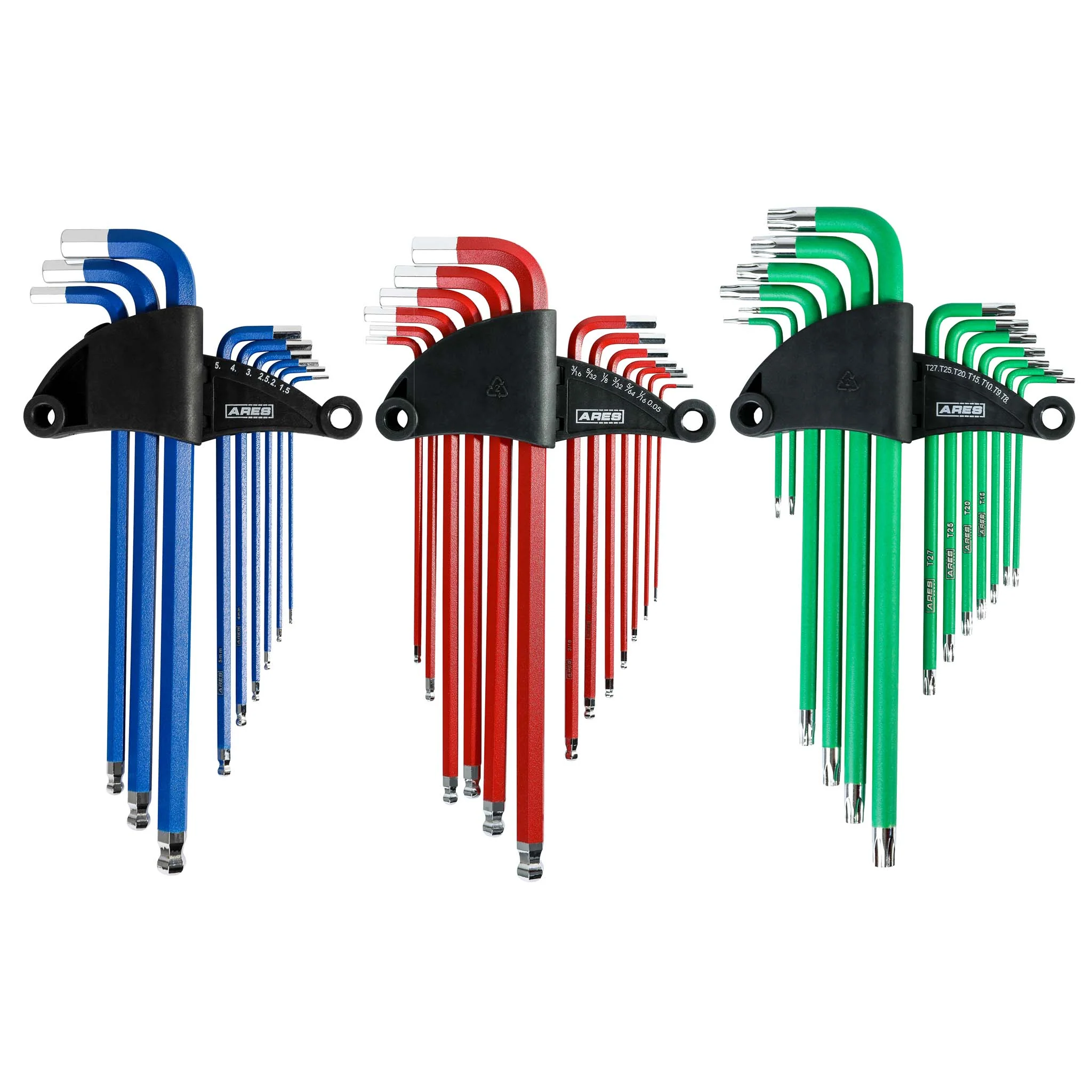ARES 44035 - 35-Piece Long Arm Hex and Star Key Set - Image 7