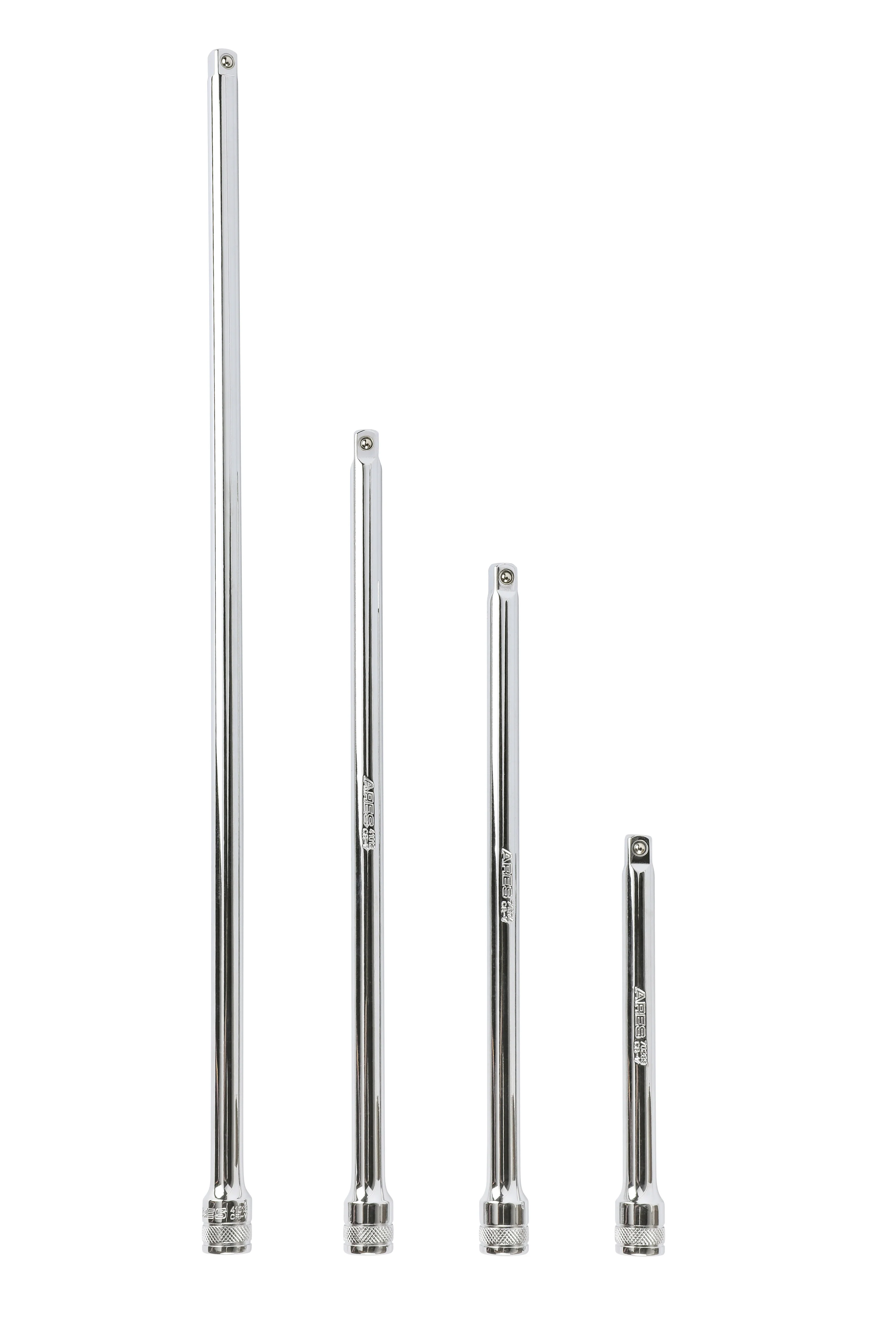 ARES 41009 - 4-Piece 3/8-Inch Drive Extra Long Socket Extension Set - Image 3