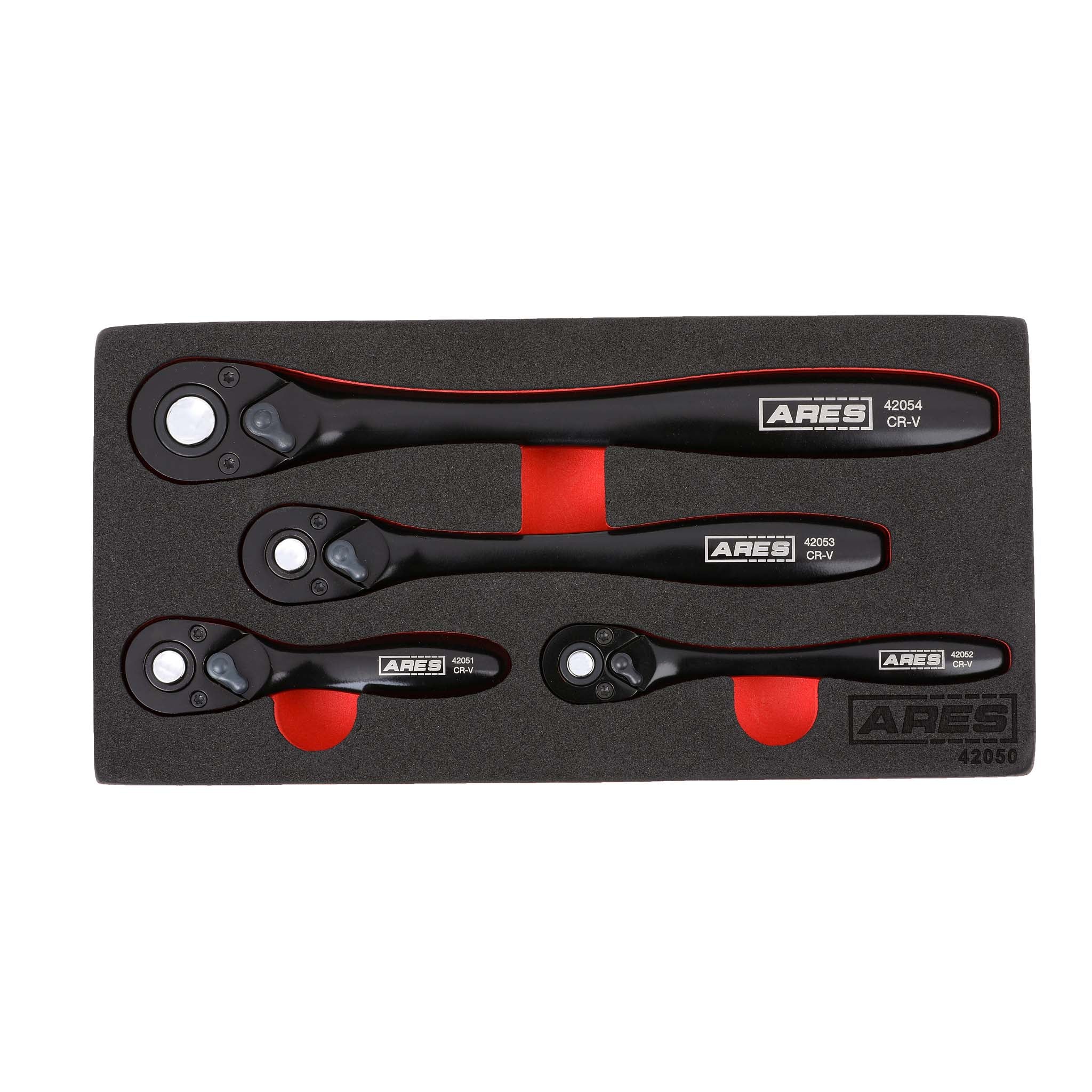 ARES 42050 - 4-Piece Dual Tone 72-Tooth Ratchet Set - Image 4