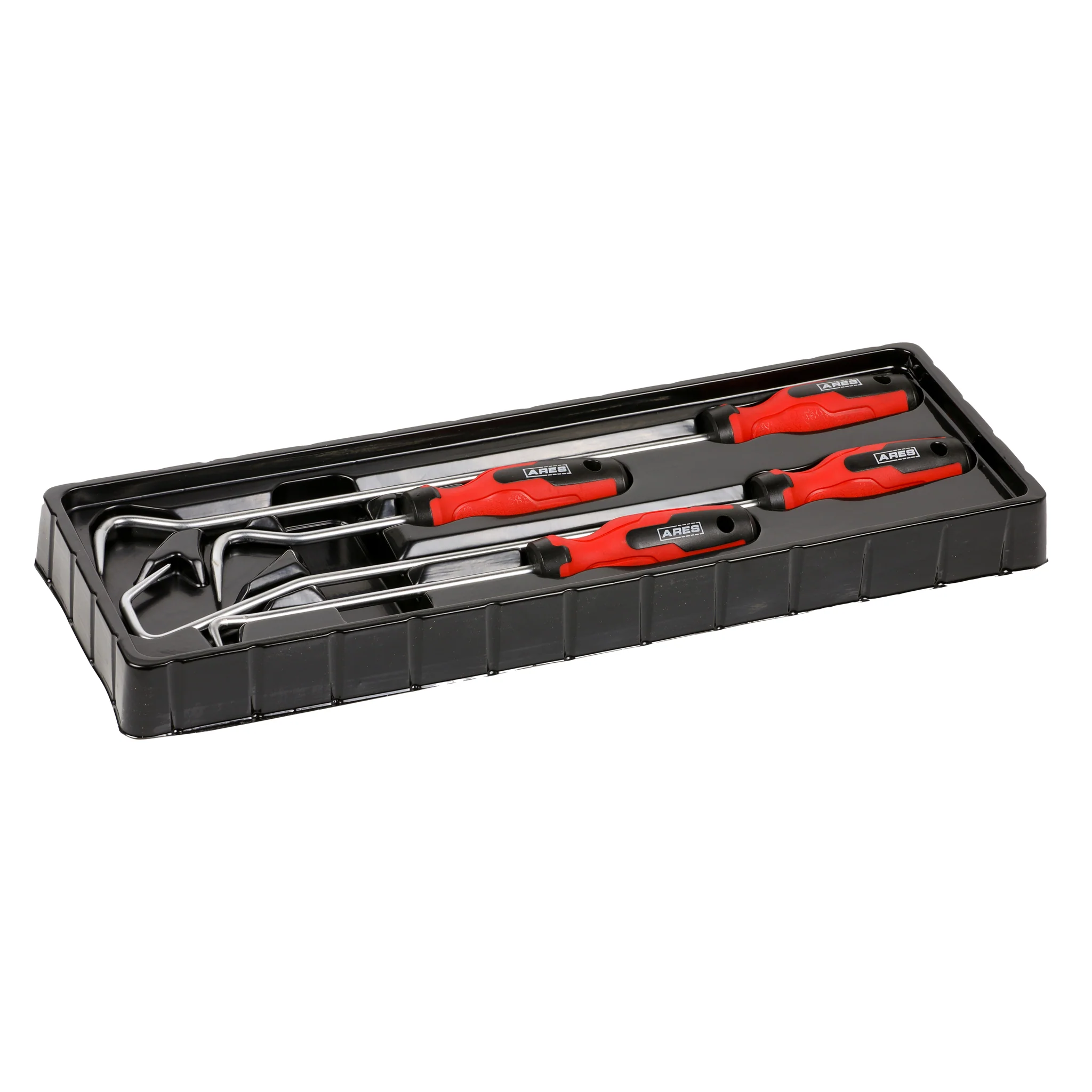 ARES 10039 - 4-Piece Hose and Seal Removal Set - Includes 90 Degree Seal Pick and Single and Double Offset Hose Removers - Chrome-Plated Steel Shafts - Easily Remove Hoses, Clips, Clamps, and More - Image 9