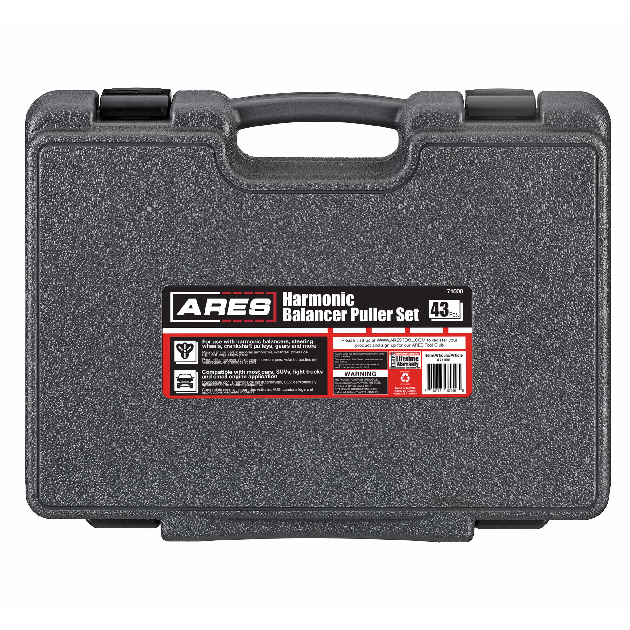 ARES 71000 - 43-Piece Harmonic Balancer Puller Set - Image 4
