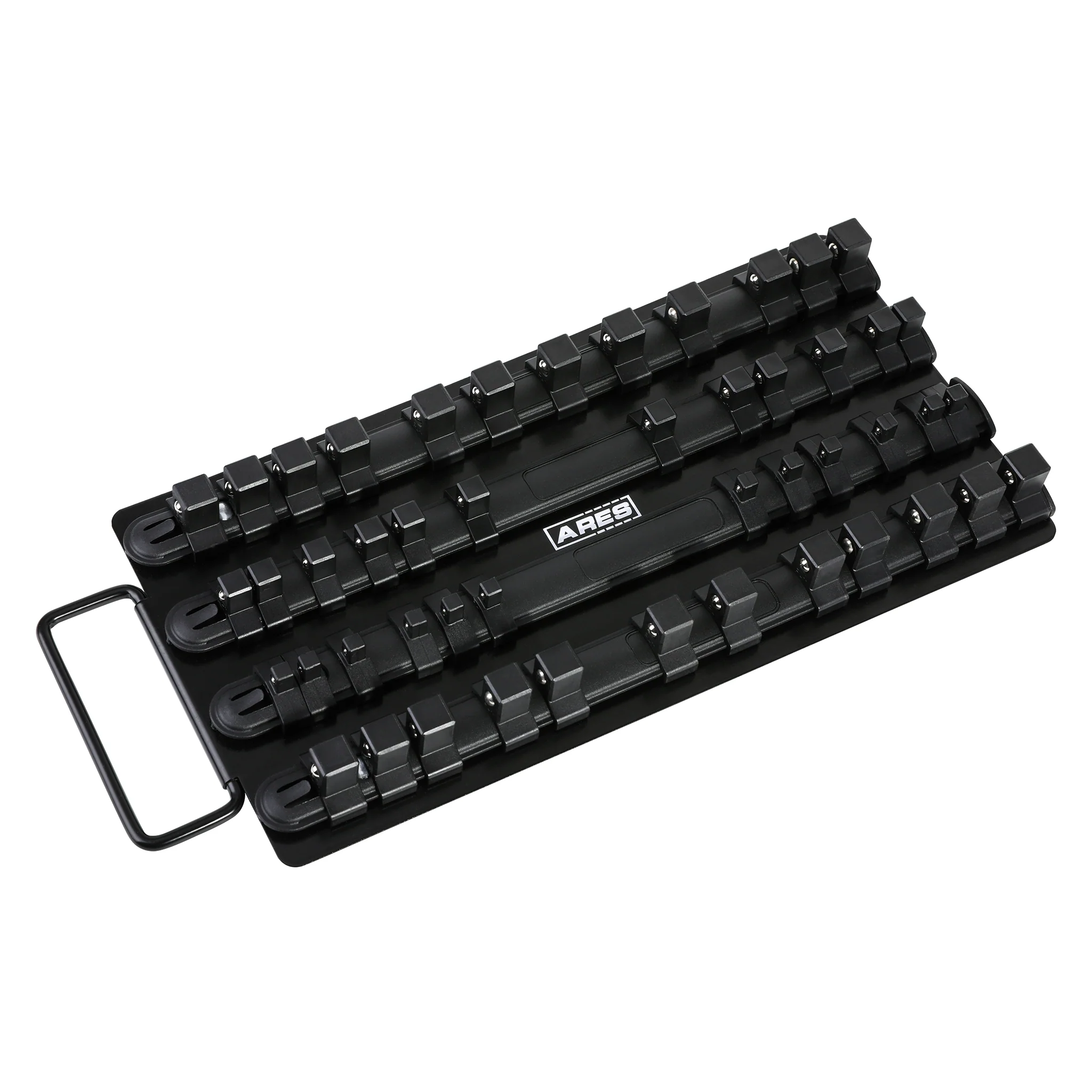 ARES 60001 - 48-Piece Black Socket Organizer Tray - Image 2