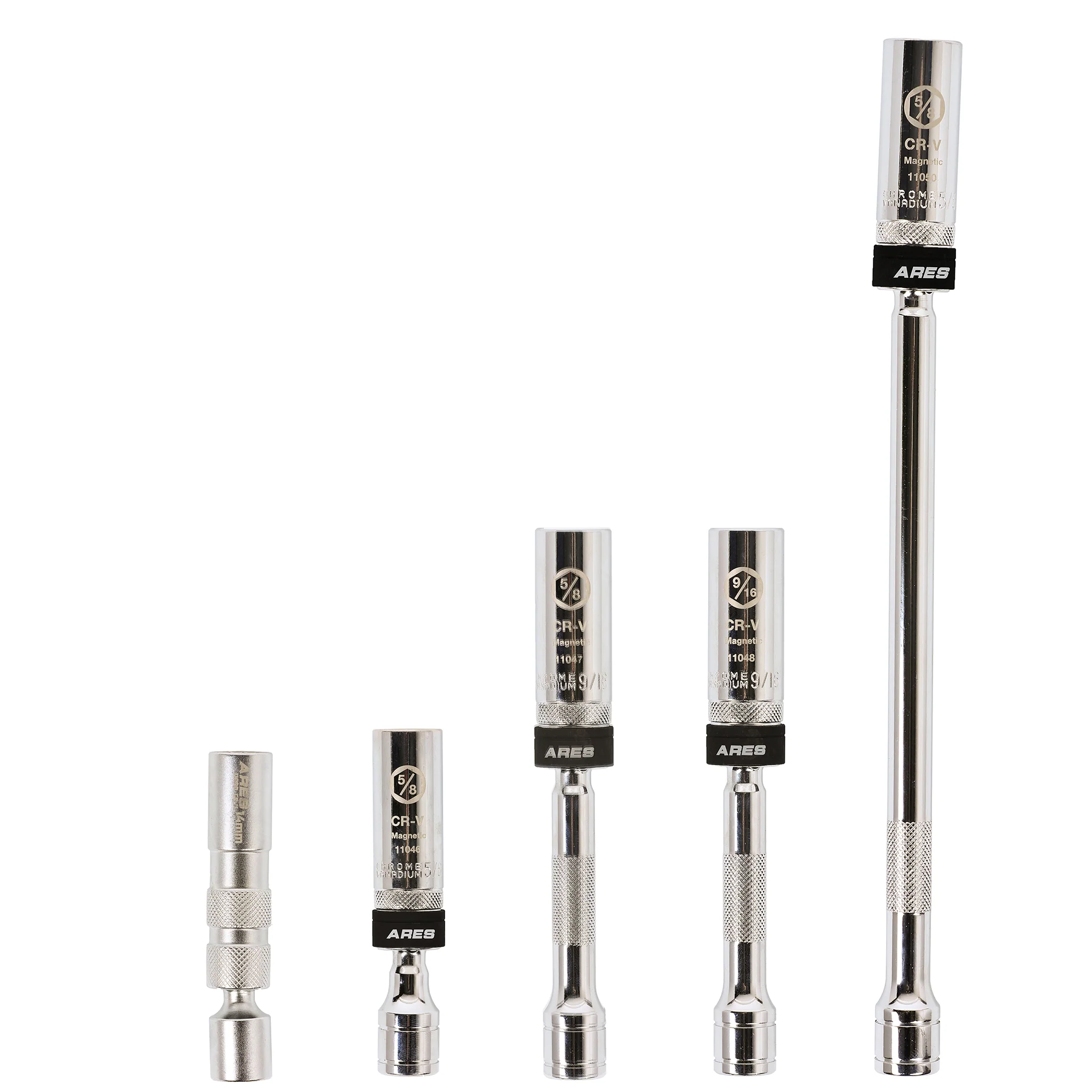 ARES 11052 - 5-Piece Magnetic Swivel Spark Plug Socket Set - Image 3