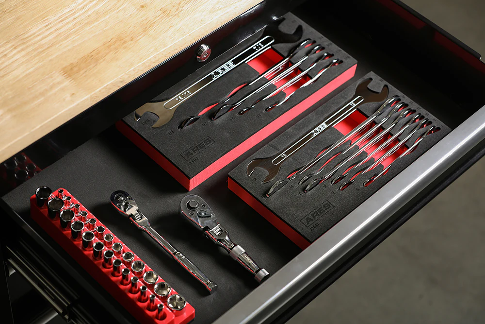 ARES 33042 - 5-Piece SAE Ultra-Thin Profile Double Open-End Wrench Set - Image 3