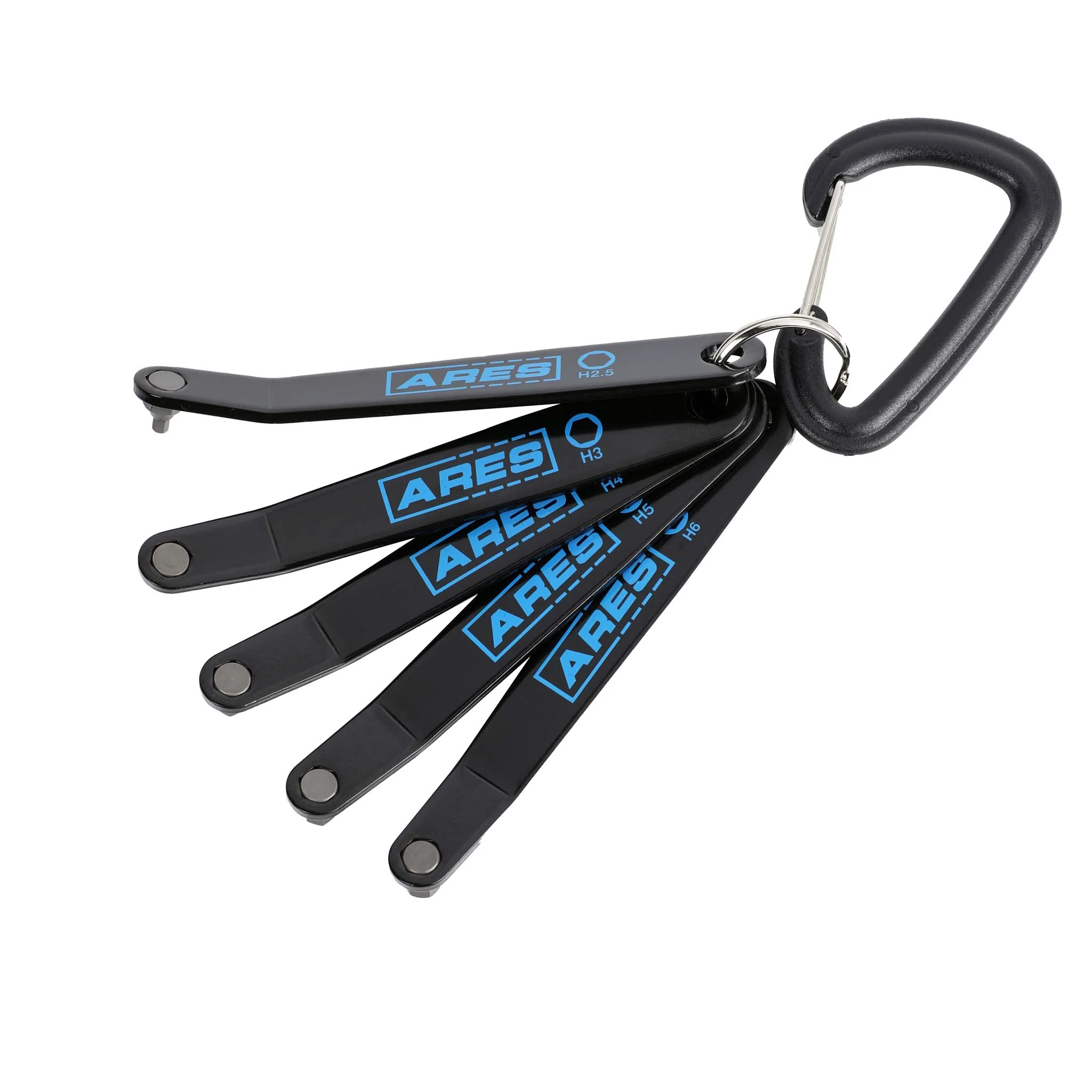 ARES 51011 - 5-Piece Ultra Low Profile Offset Metric Hex Driver Set